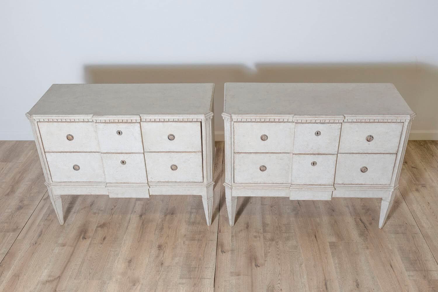 Pair of 19th Century Swedish Chests of Drawers Circa 1880 - JAA