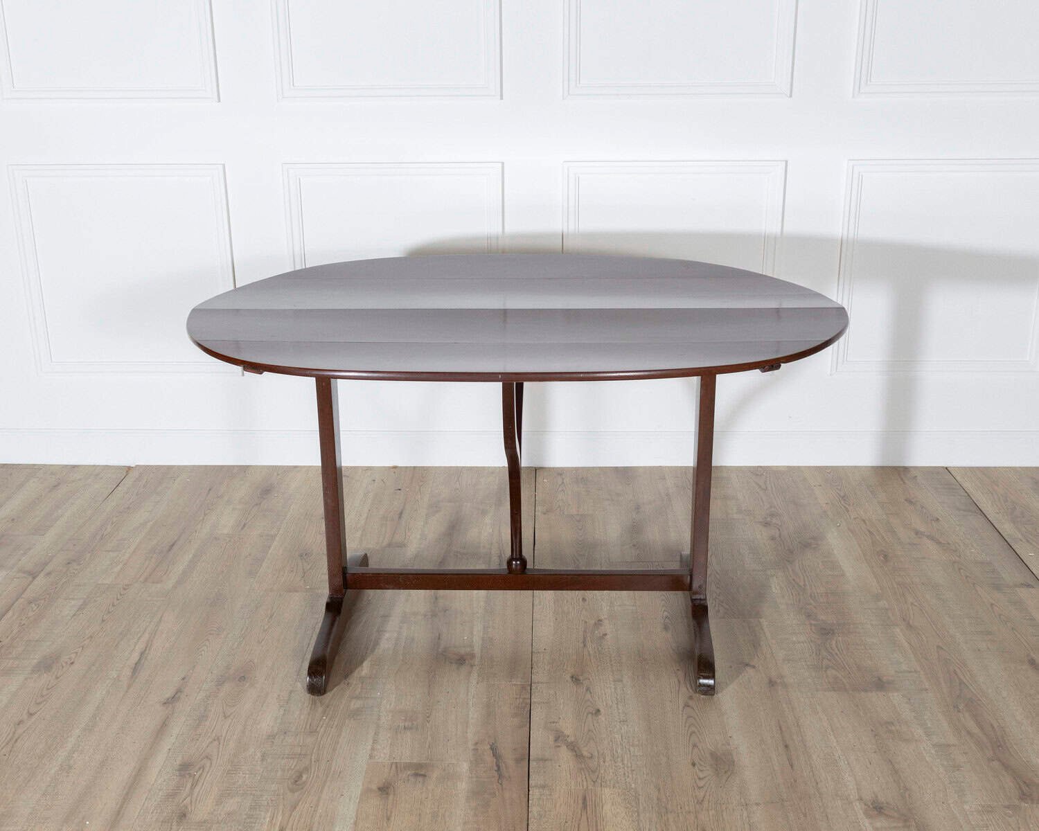 19th Century French Mahogany Winegrower’s Tilt-Top Table from Burgundy - JAA