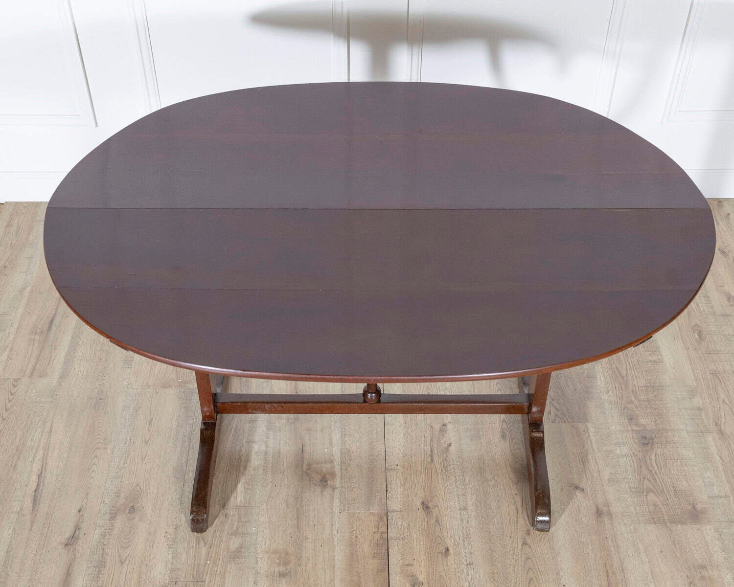 19th Century French Mahogany Winegrower’s Tilt-Top Table from Burgundy - JAA