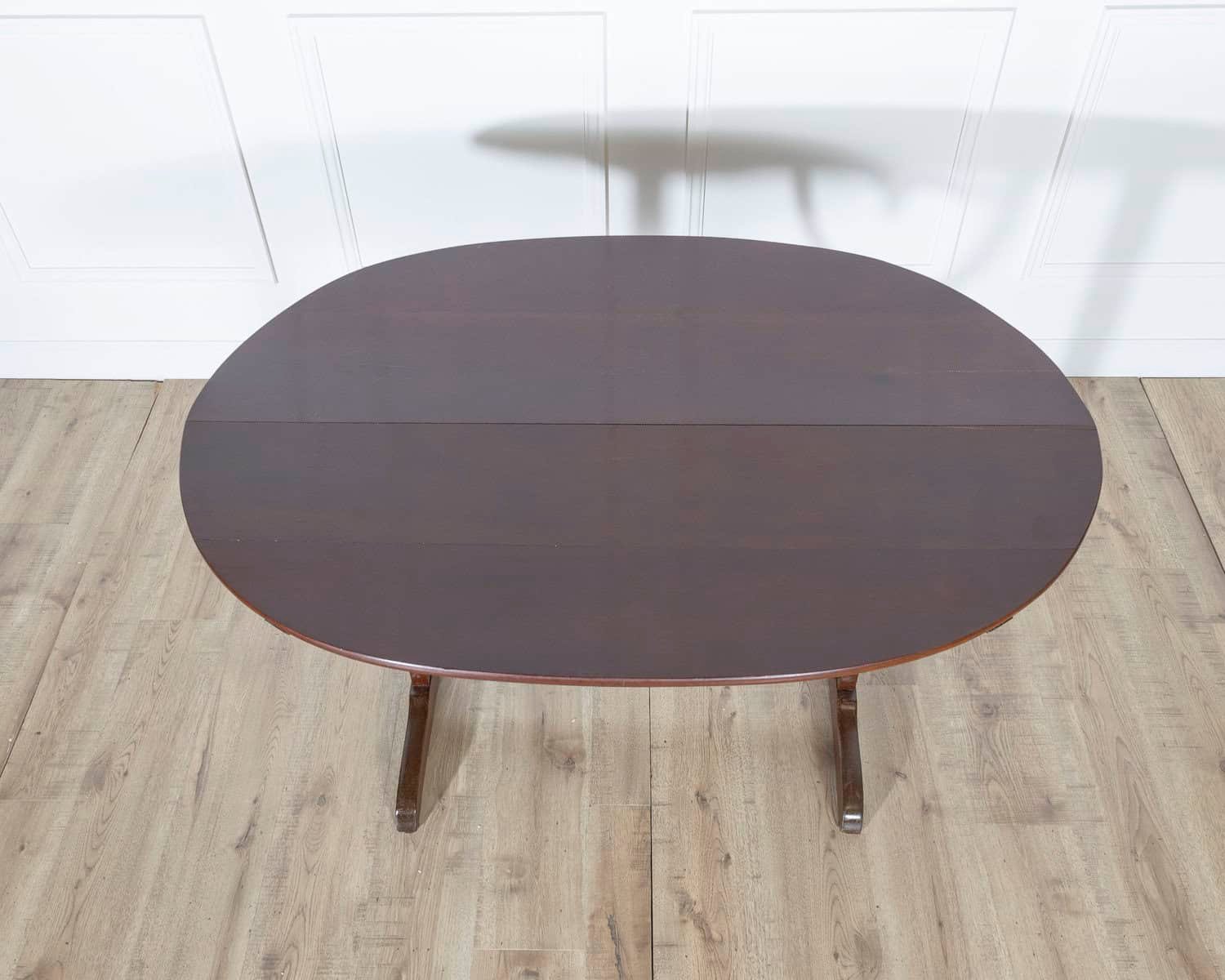 19th Century French Mahogany Winegrower’s Tilt-Top Table from Burgundy - JAA