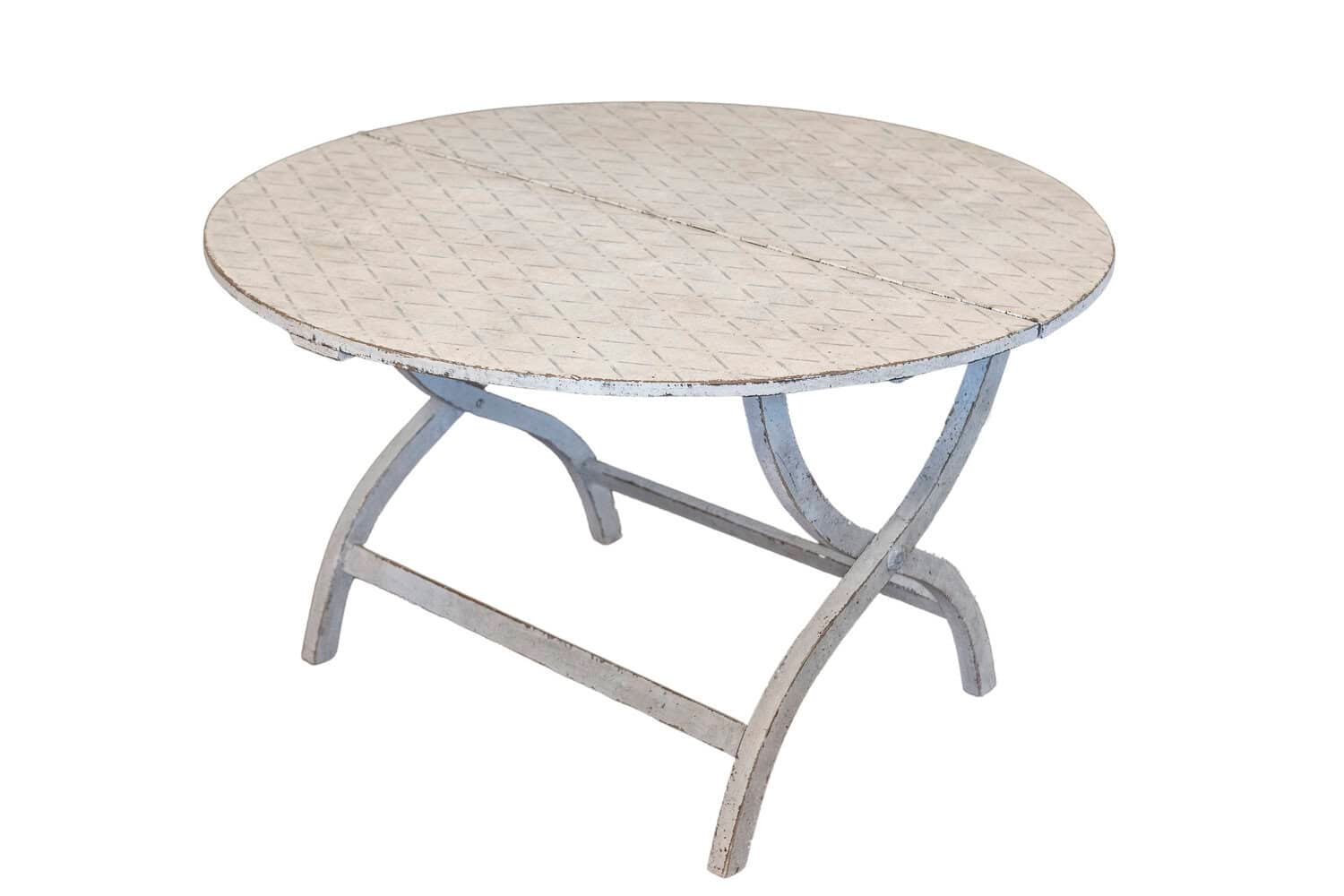 20th Century Swedish Folding Table Circa 1900