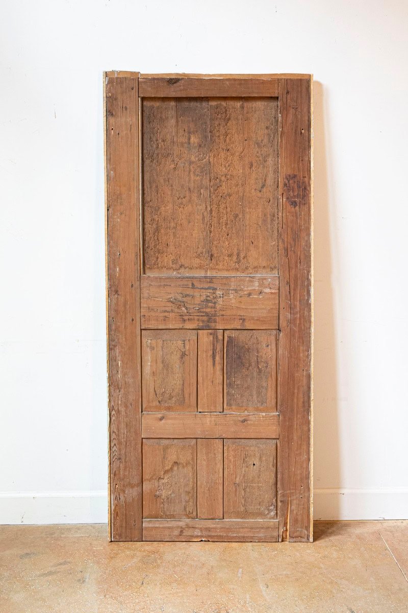 French Louis XVI Period 1790s Painted Wood Trumeau Mirror with Scrollwork Motifs - JAA