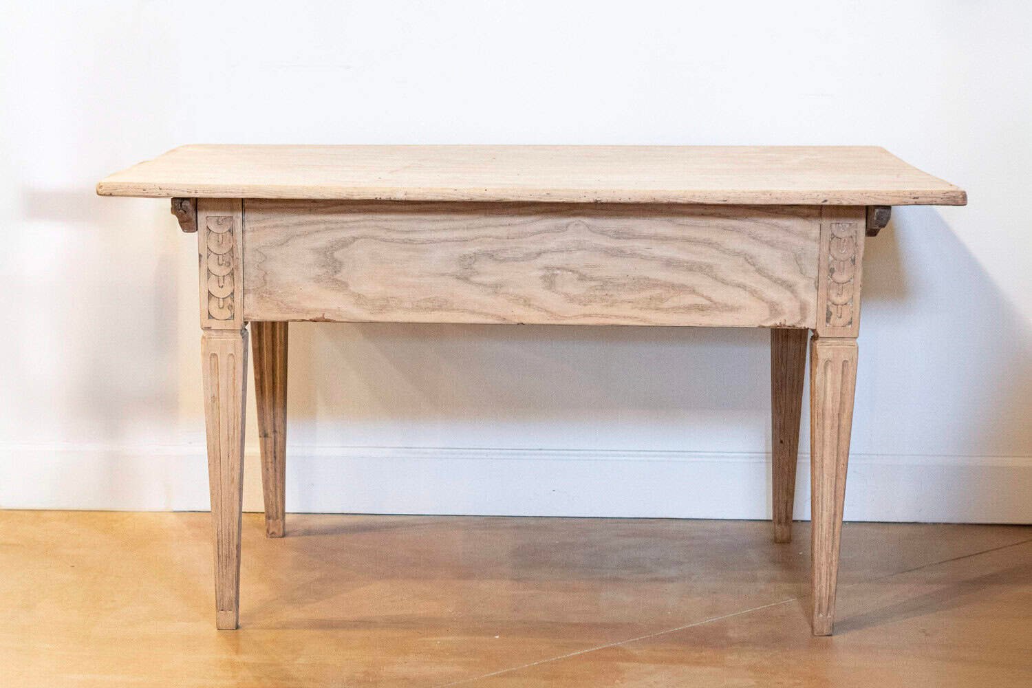 French, 1850s Napoléon III Period Center Table with Carved Motifs and Drawer - JAA