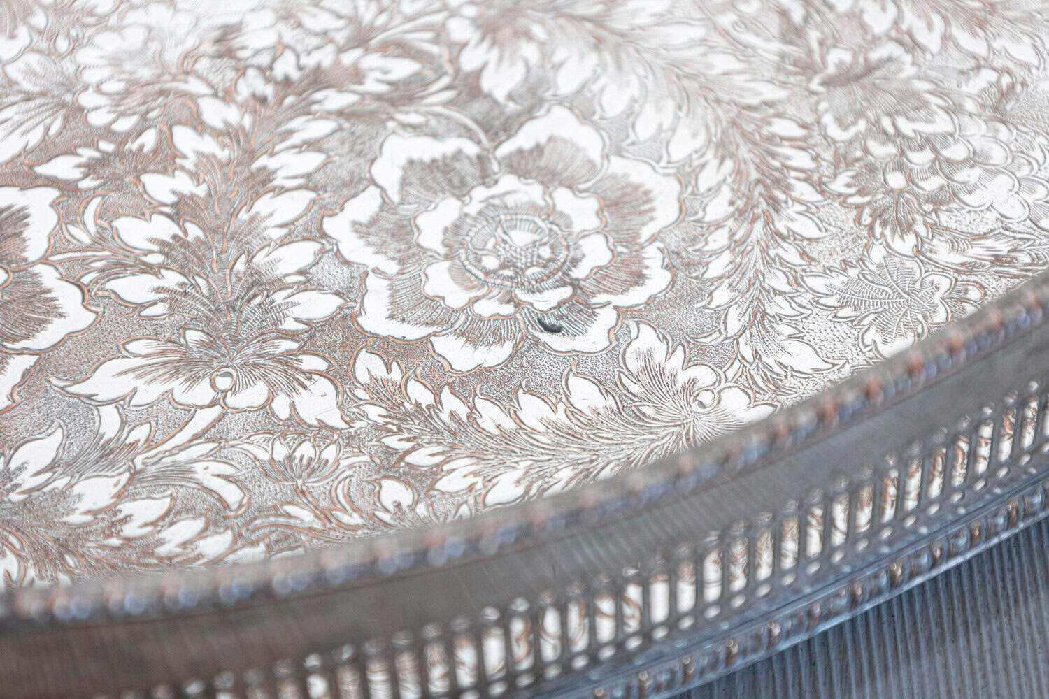 English circa 1900 Silver Plated Tray - JAA