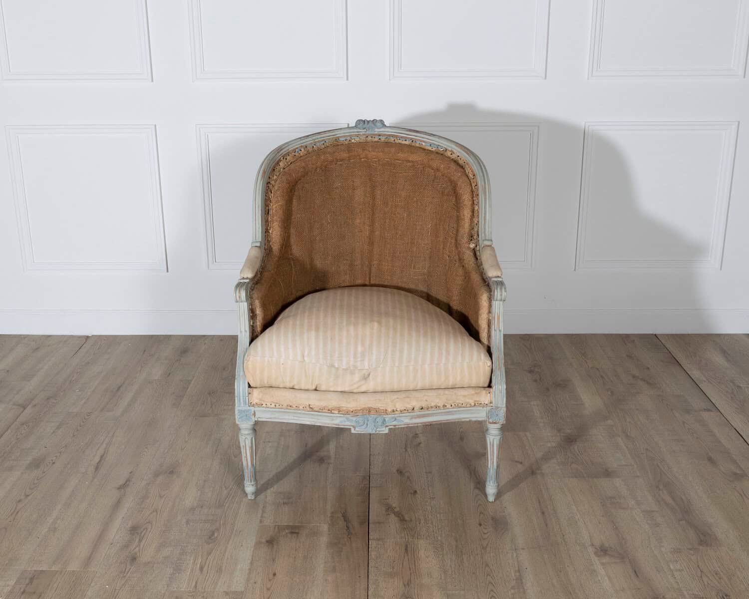 19th Century French Louis XVI Style Painted Lie de Repos - JAA