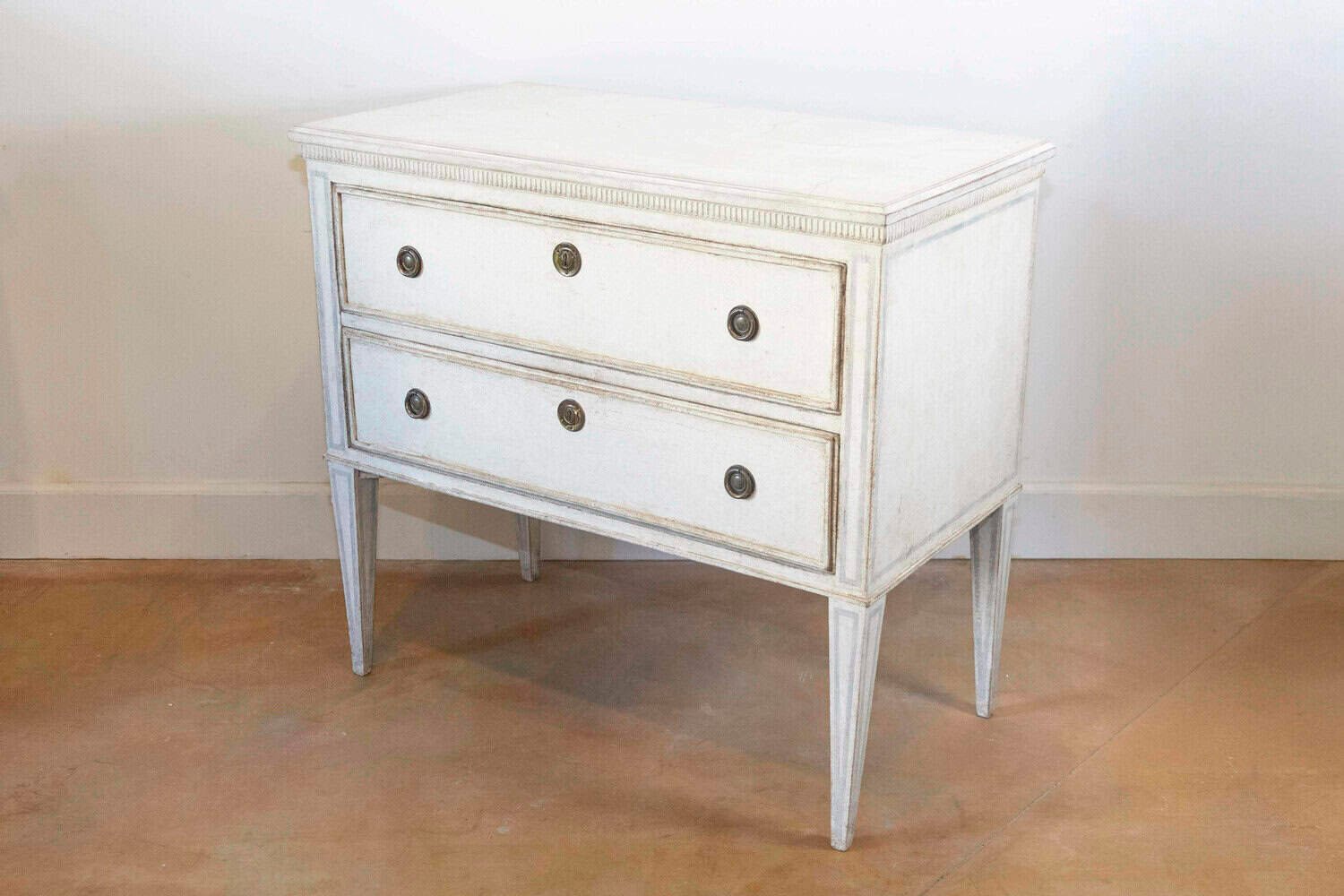 Swedish 19th Century Gustavian Style Chest of Drawers Circa 1890 - JAA