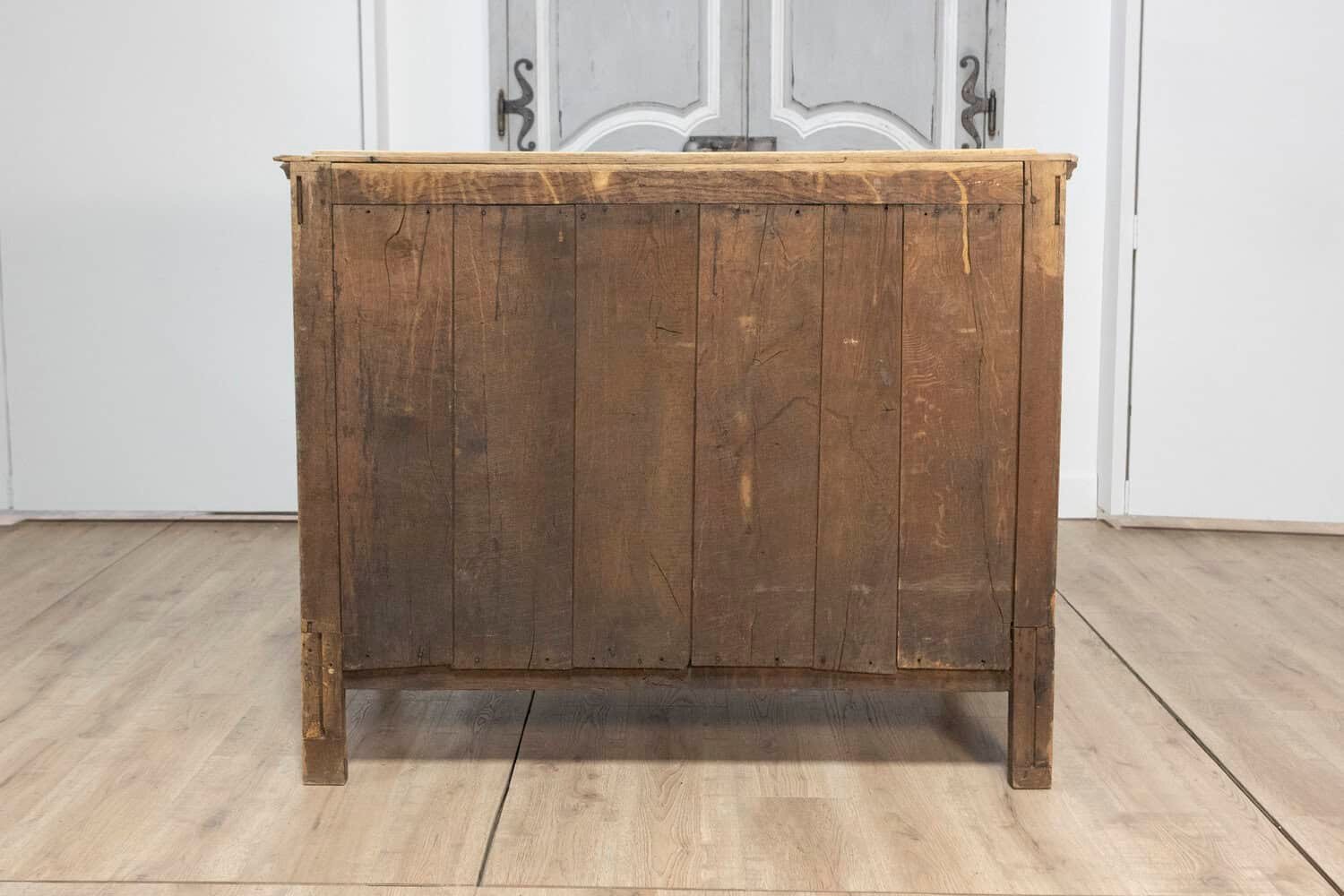 18th Century French Provincial Commode — Walnut with Brass - JAA