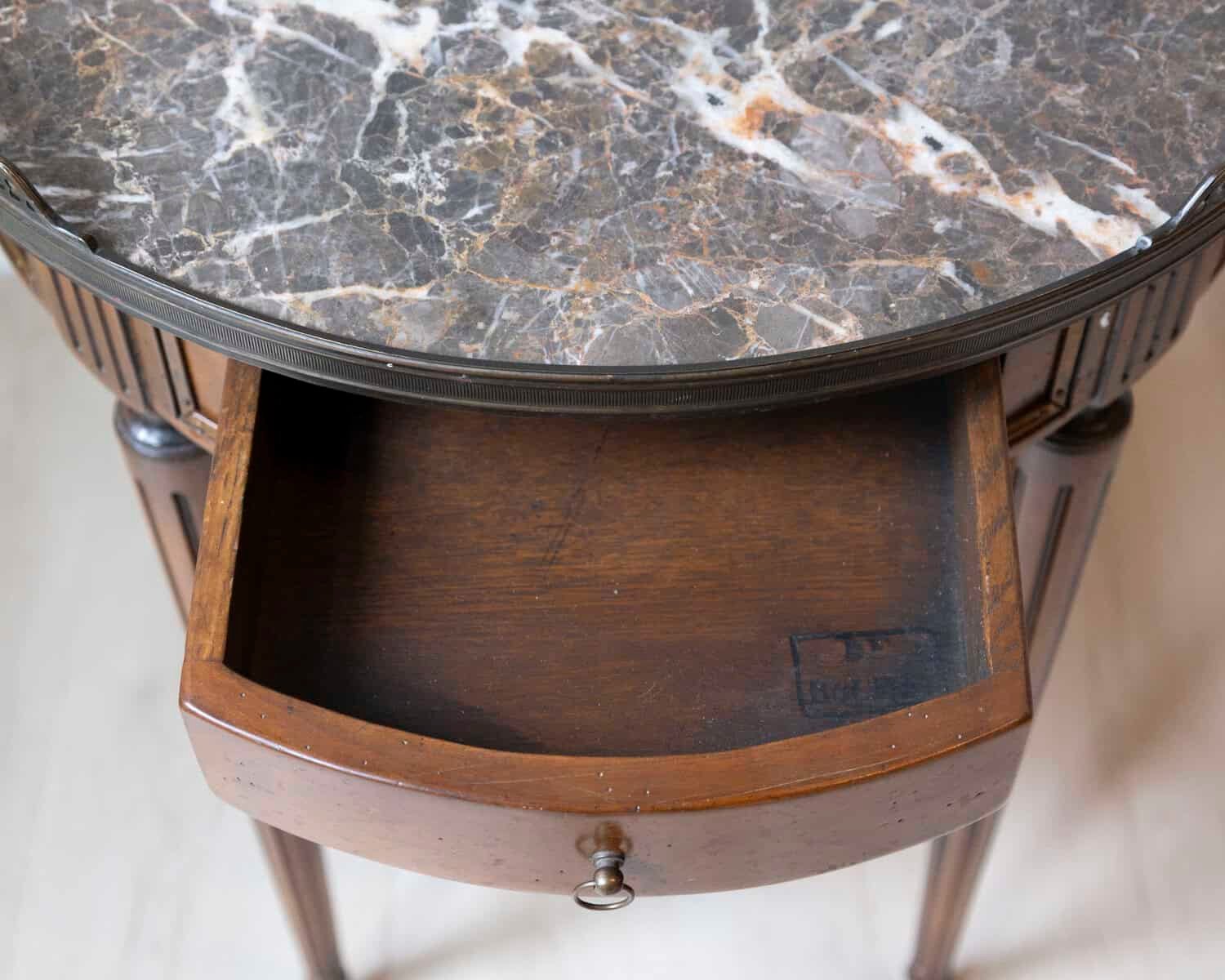 Louis XVI Style Bouillotte Table - JAA