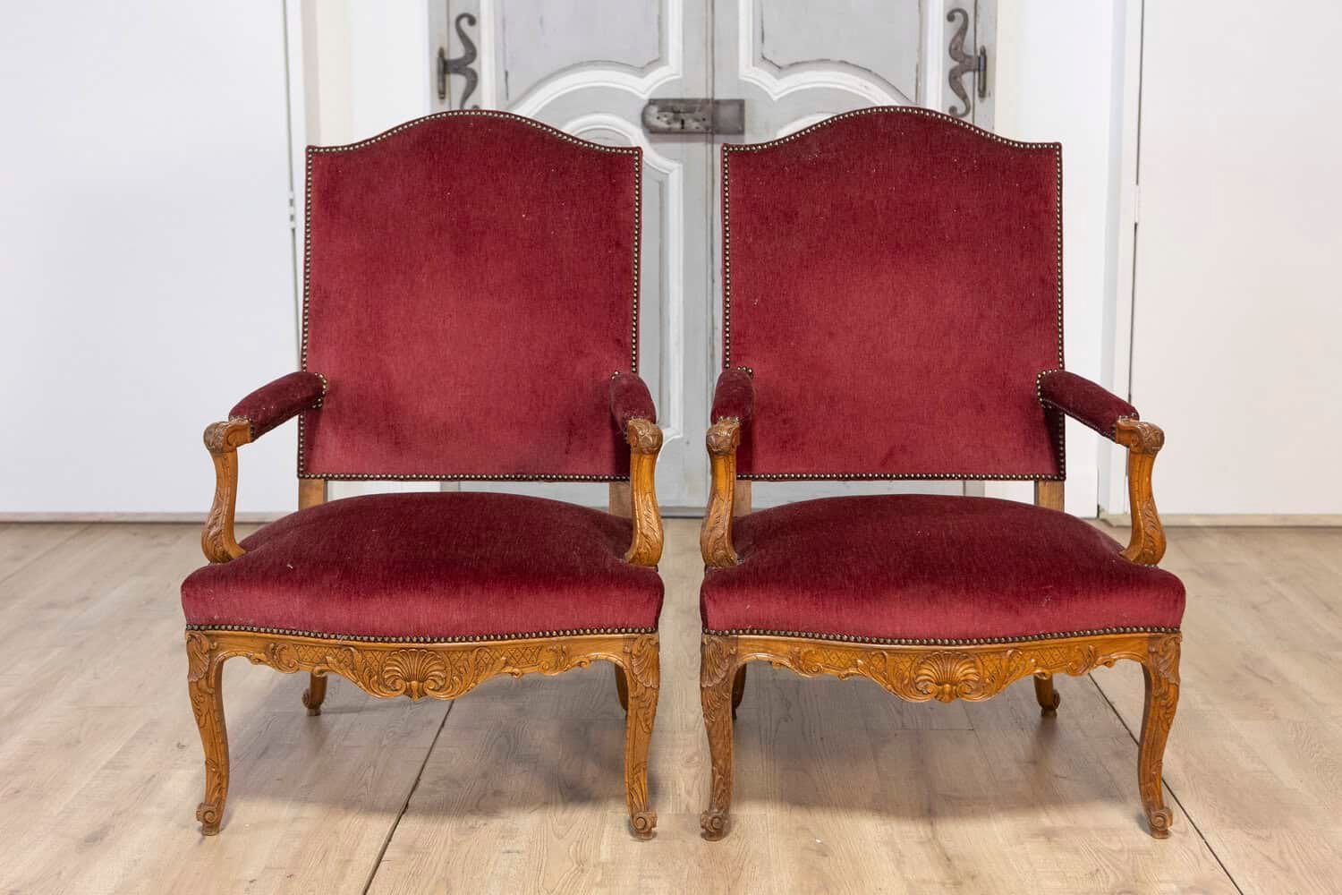Pair of 19th Century French Arm Chairs - JAA