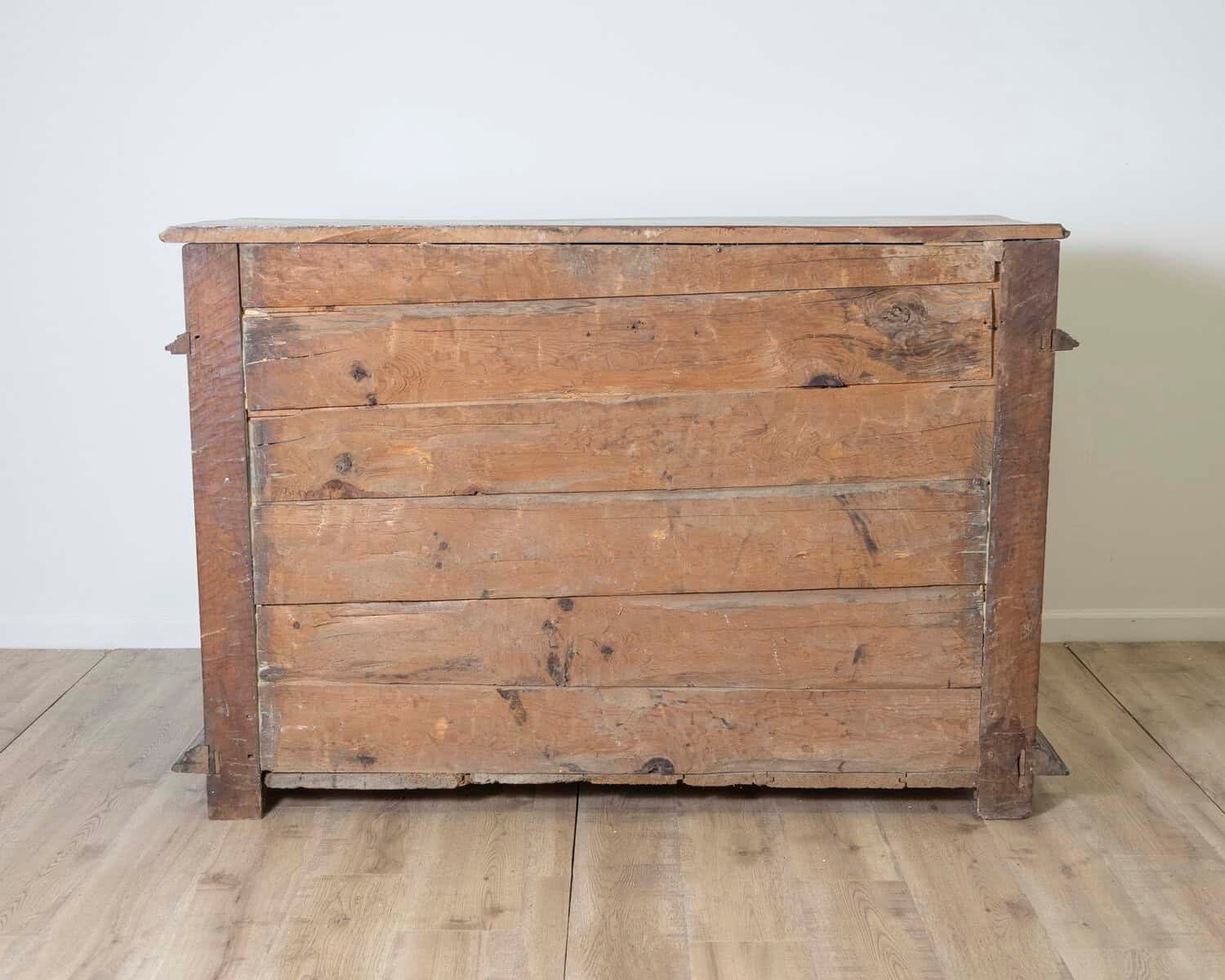 Louis XIV Walnut Sideboard with Geometric Panels, Lombardy-Piedmont, 17th Century - JAA