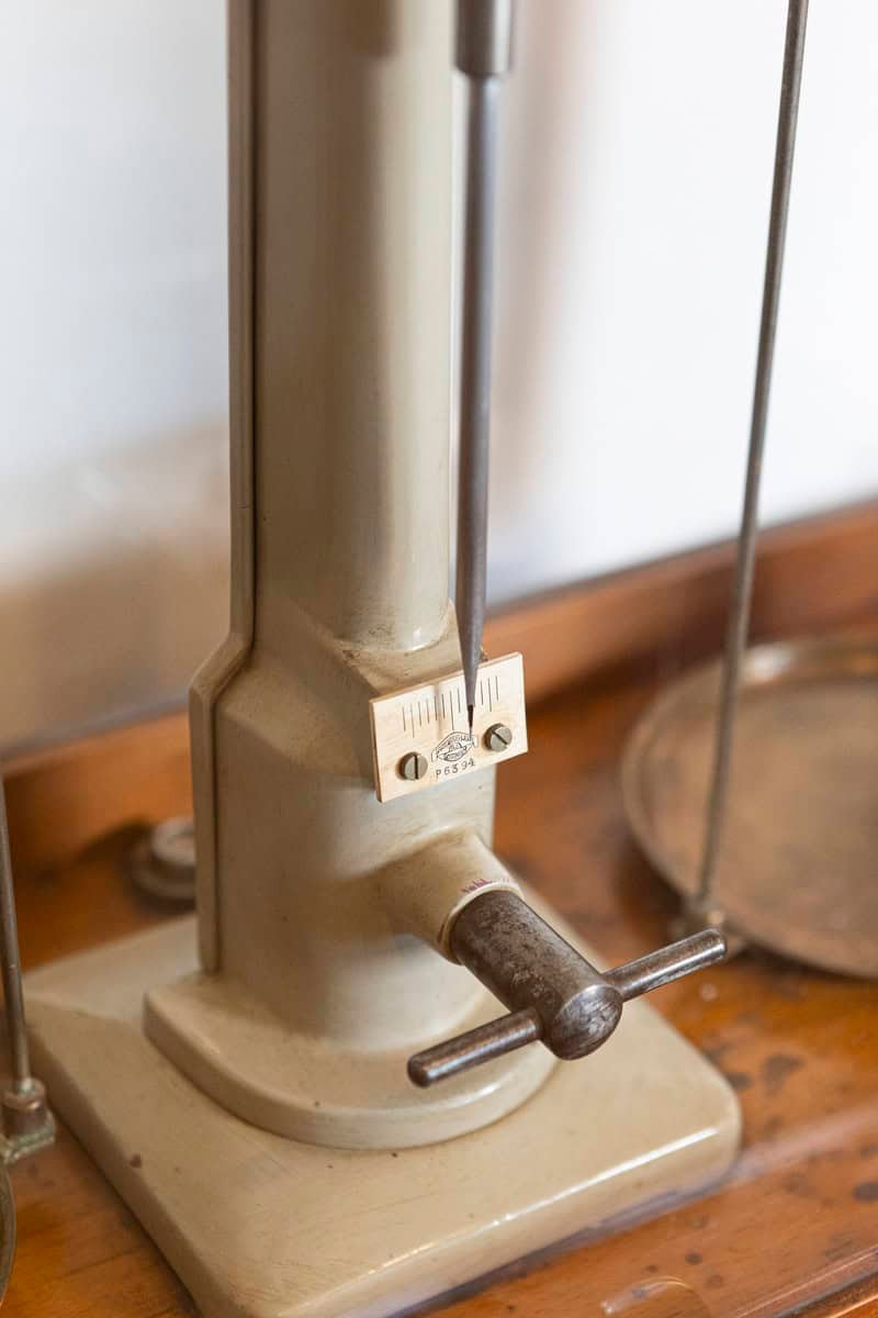 20th Century German Glass Case Scale - JAA