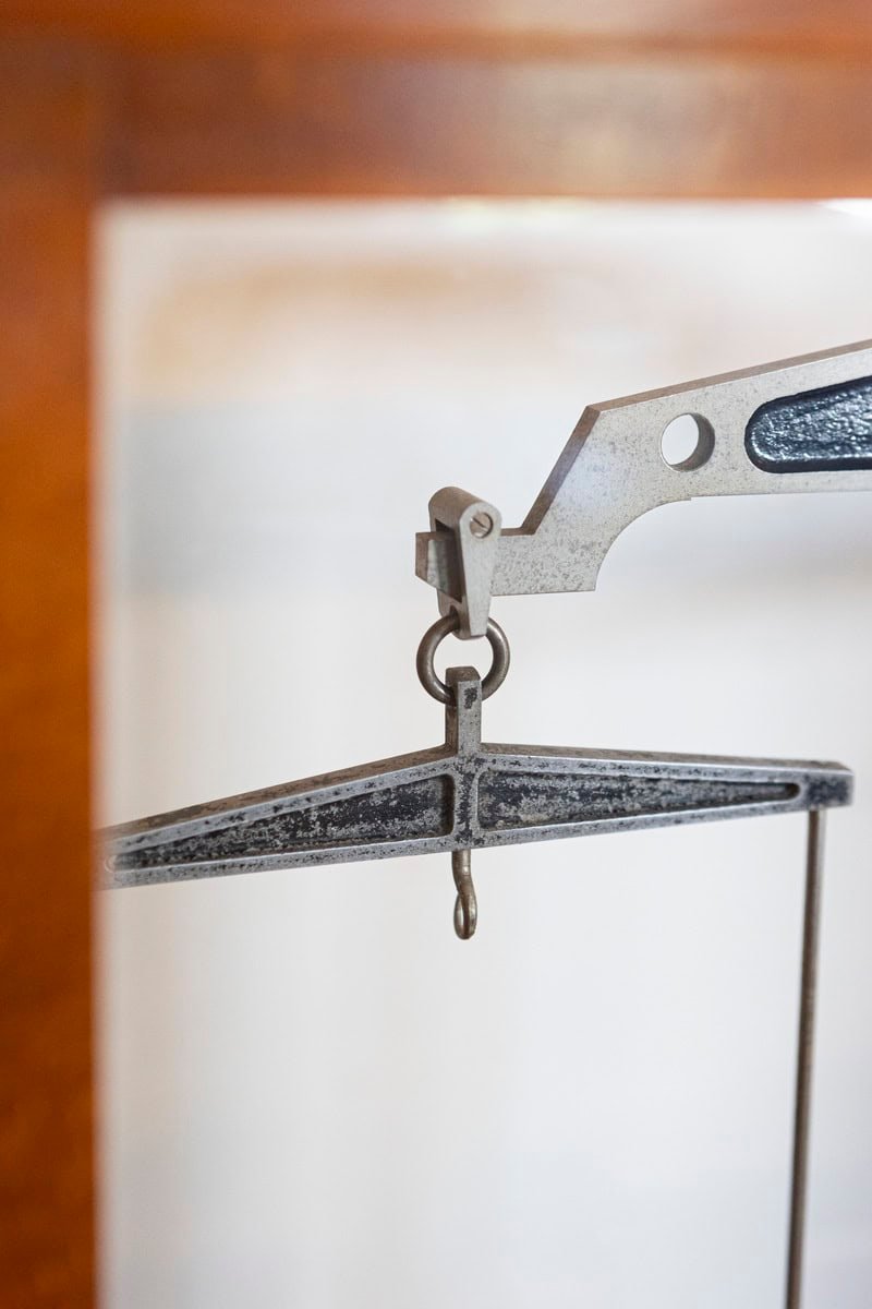 20th Century German Glass Case Scale - JAA