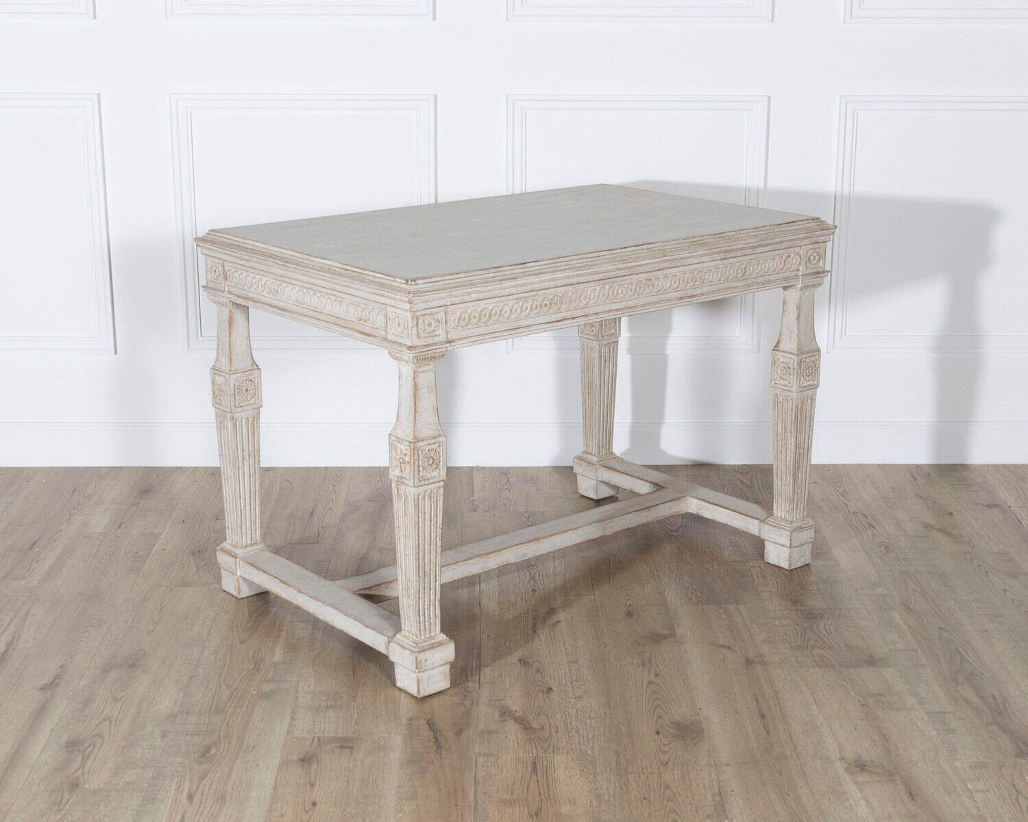 Early 19th Century Swedish Gustavian Painted Console Table - JAA