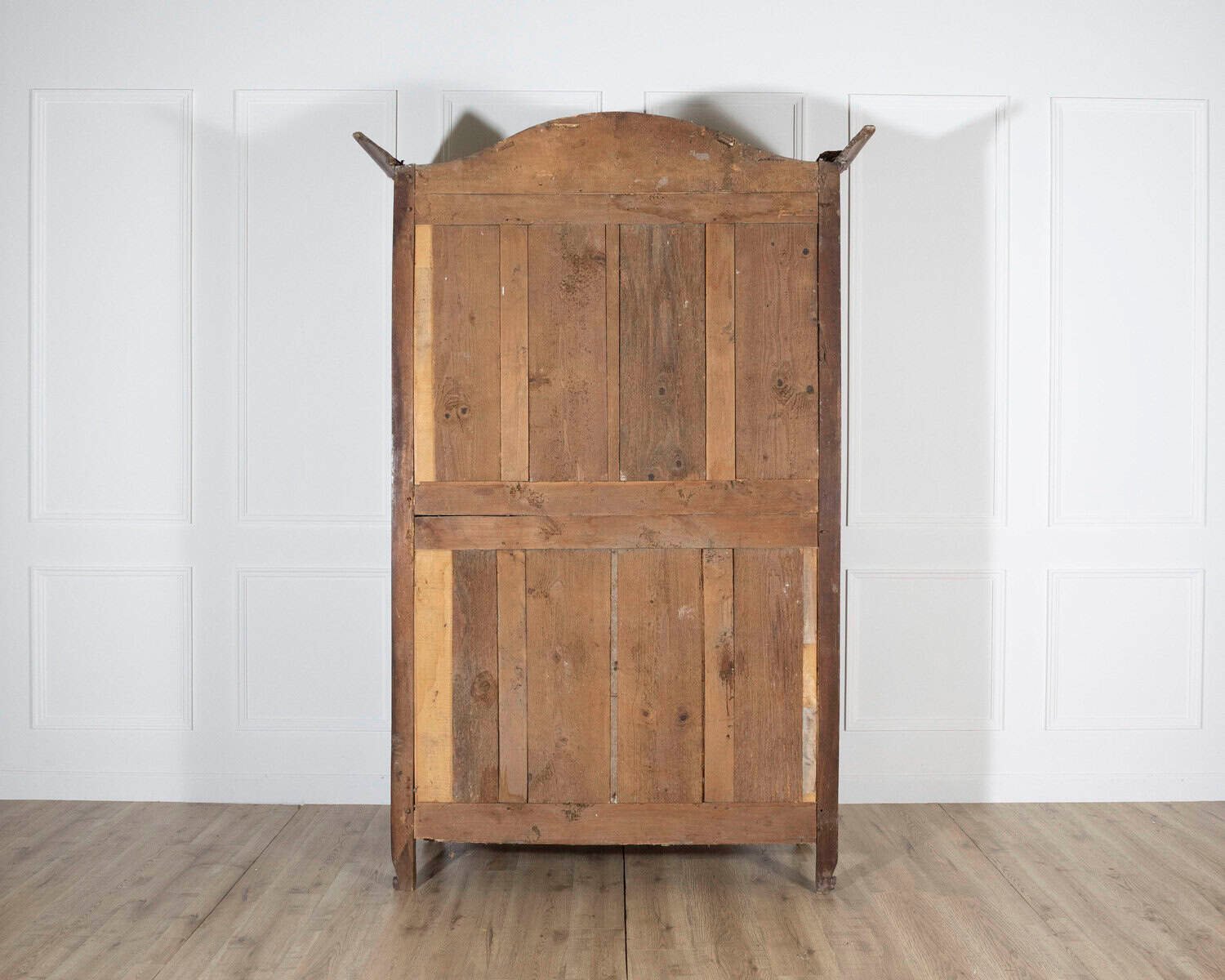 French Walnut Armoire Linen Cupboard, Transition Louis XV–Louis XVI Period, 18th Century - JAA