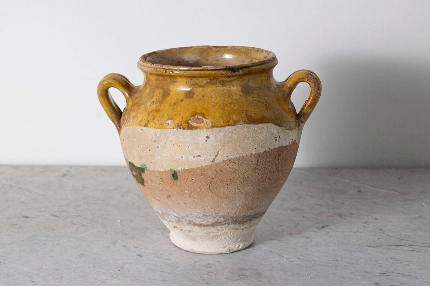19th Century French Provincial Glazed Pottery Vessel - JAA