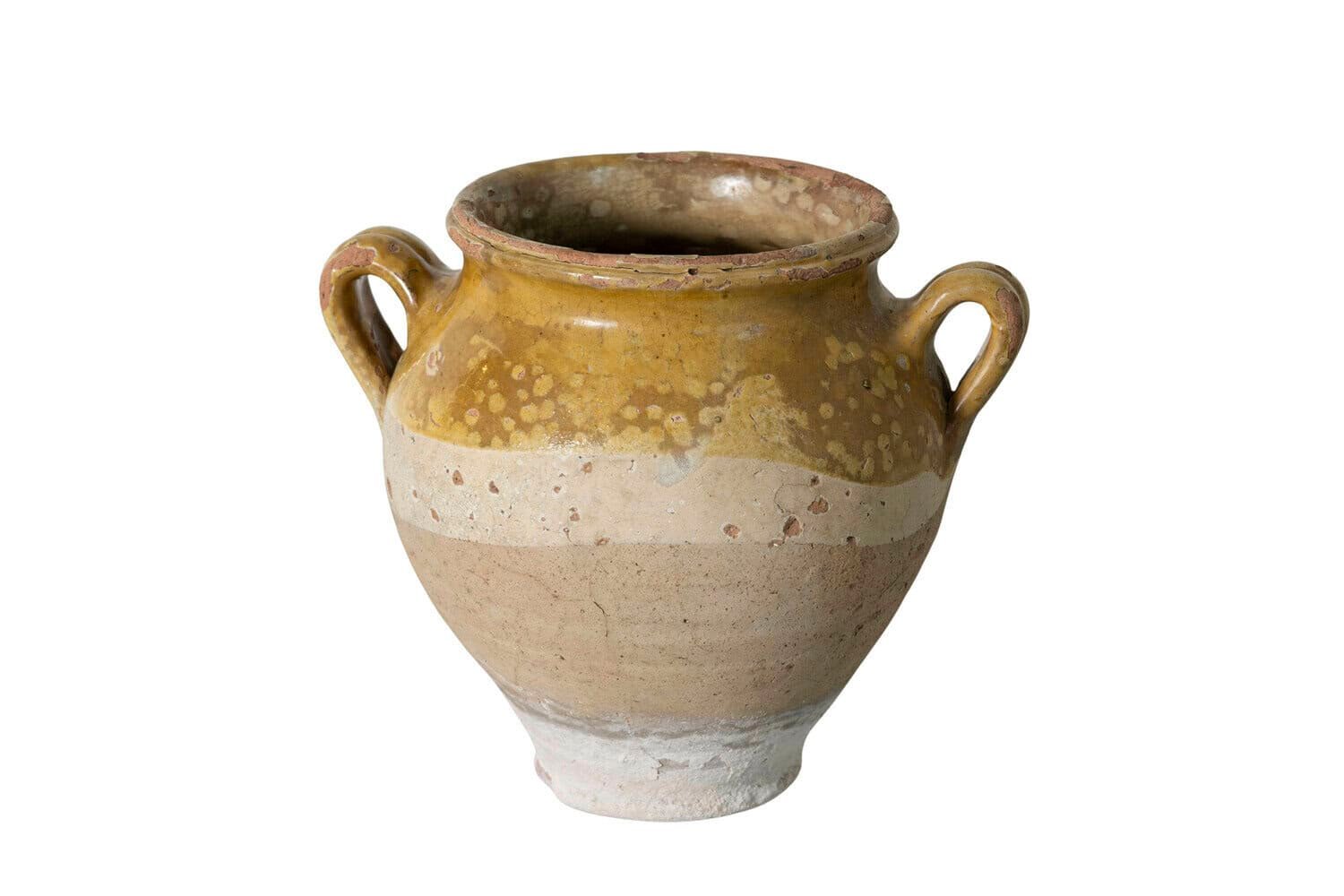 19th Century French Provincial Glazed Pottery Vessel - JAA