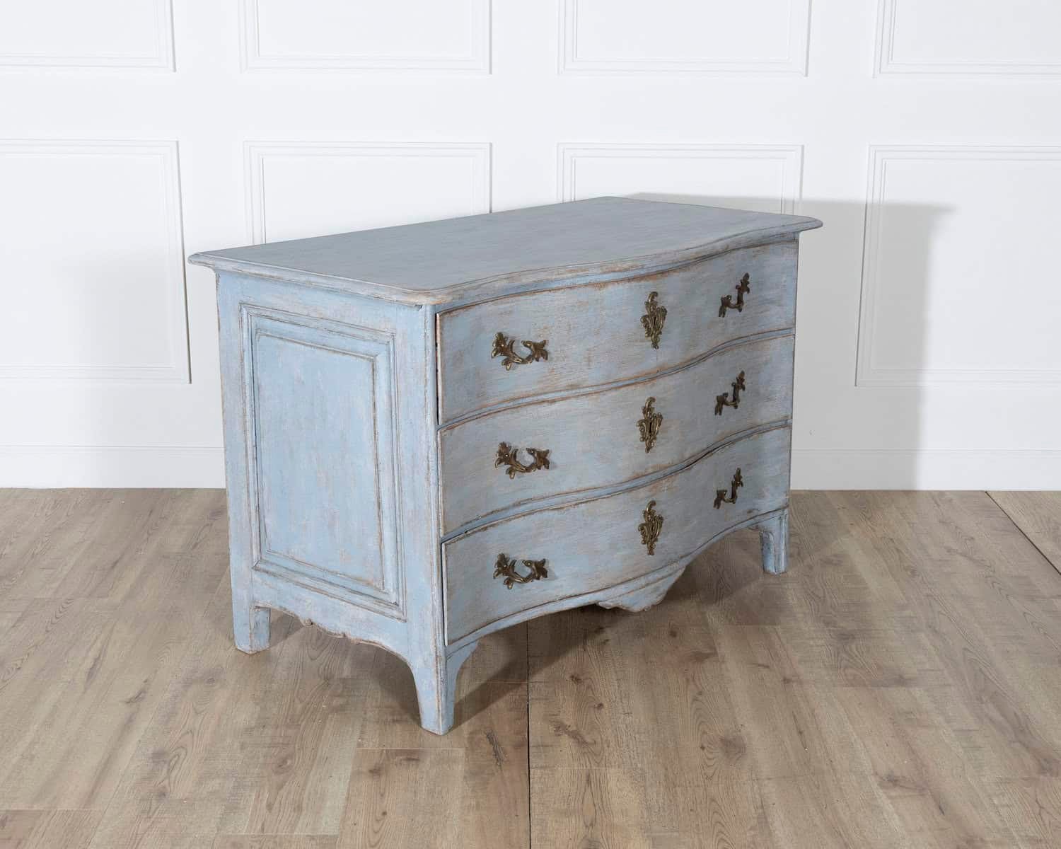 Swedish Rococo Chest of Drawers with Original Hardware, circa 1760–1770 - JAA