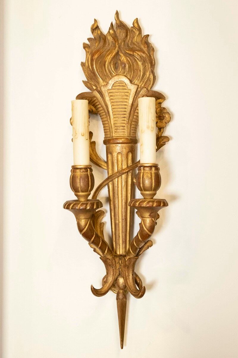 Pair of 19th Century French Sconces - JAA