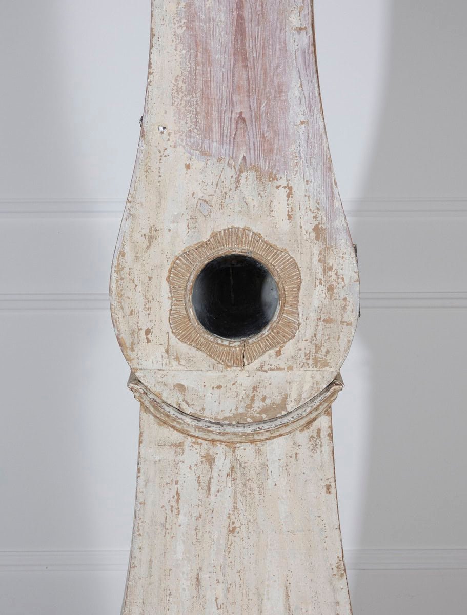 Swedish 1820s Mora Clock with Original Paint and Mechanism - JAA