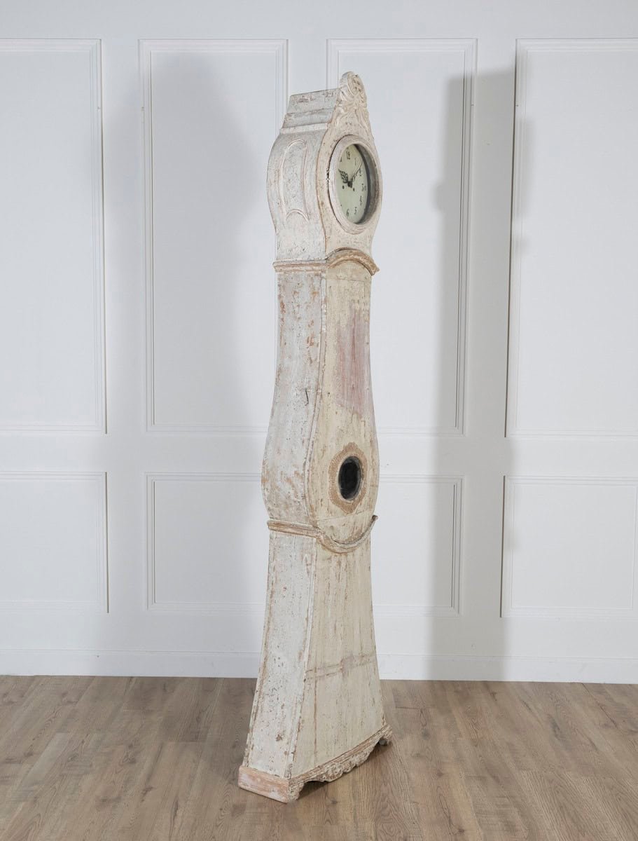 Swedish 1820s Mora Clock with Original Paint and Mechanism - JAA