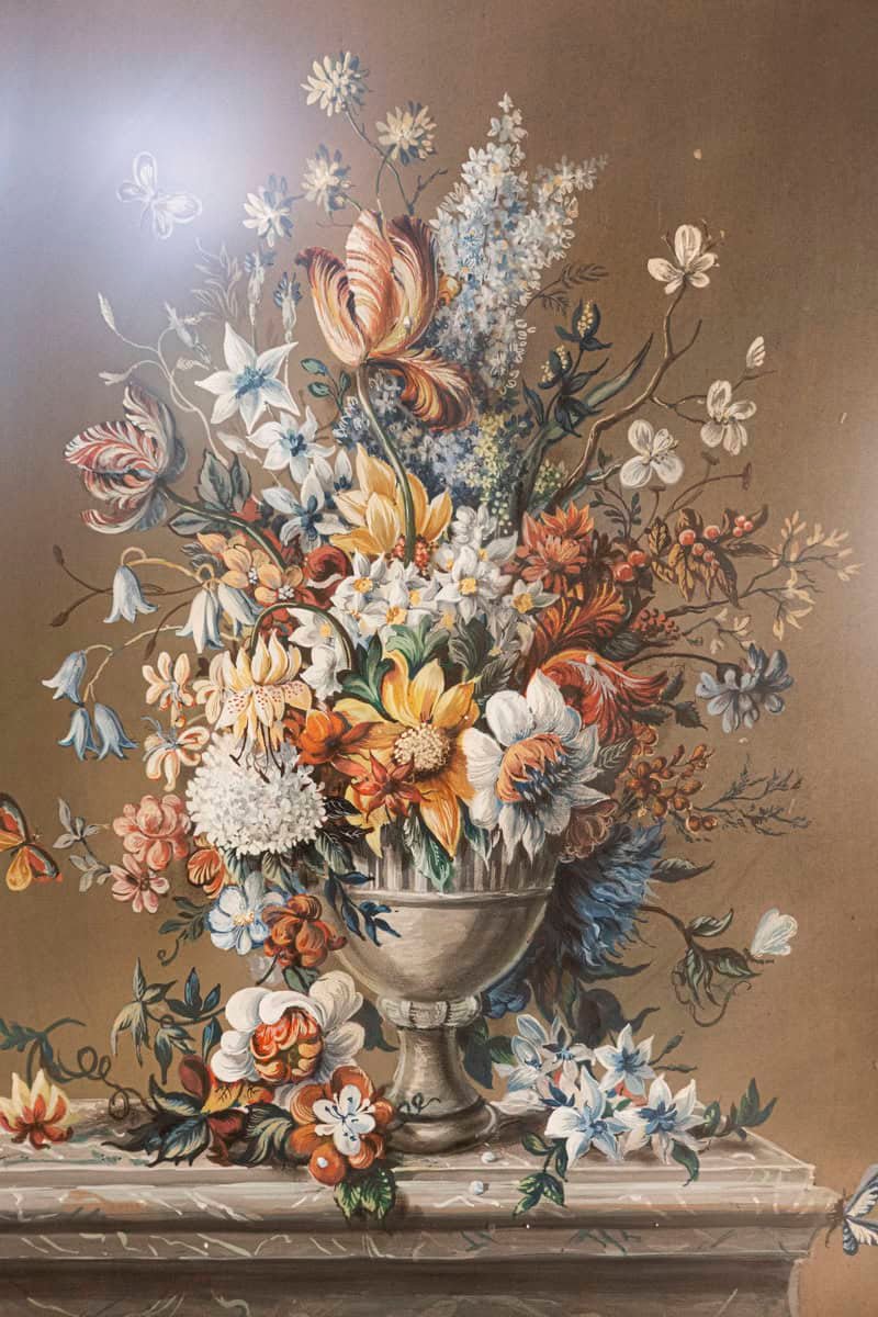 French Empire Period Pastel and Gouache Painting, circa 1810 in Giltwood Frame - JAA