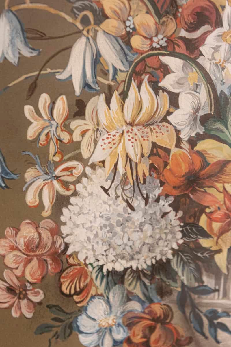 French Empire Period Pastel and Gouache Painting, circa 1810 in Giltwood Frame - JAA