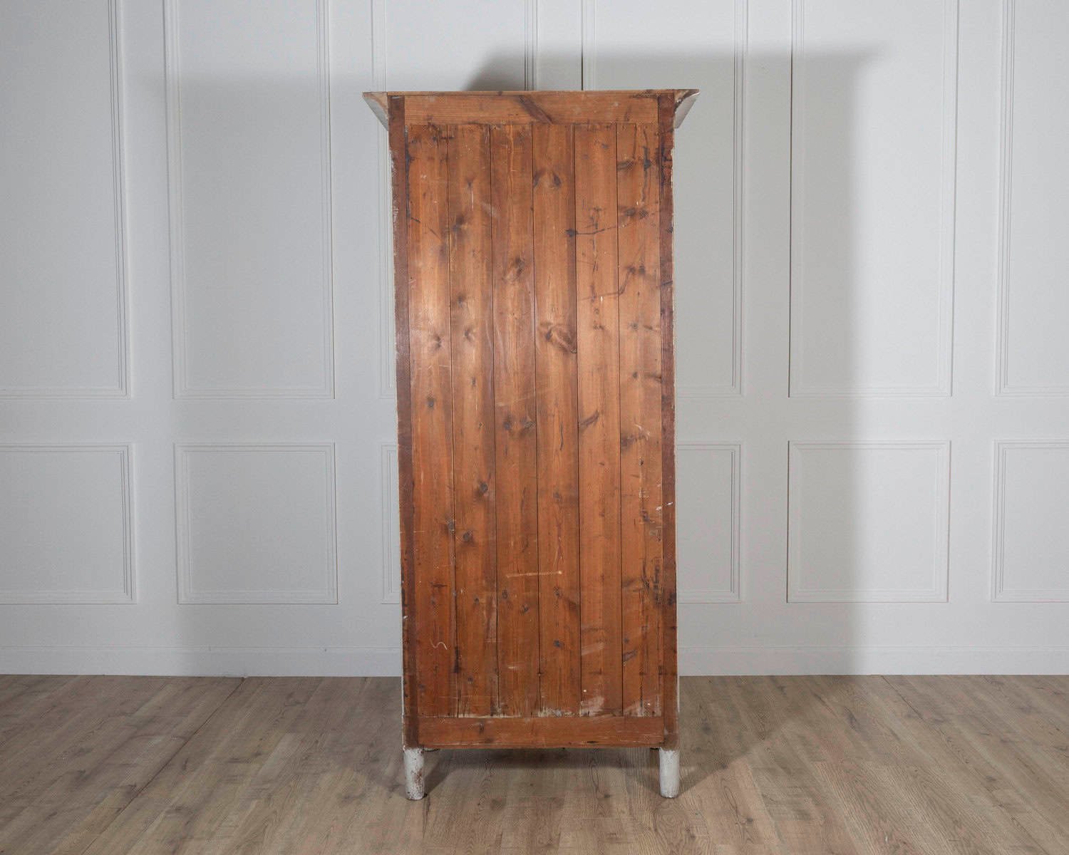 Swedish Painted Linen Closet with Shelves, Circa 1890 - JAA