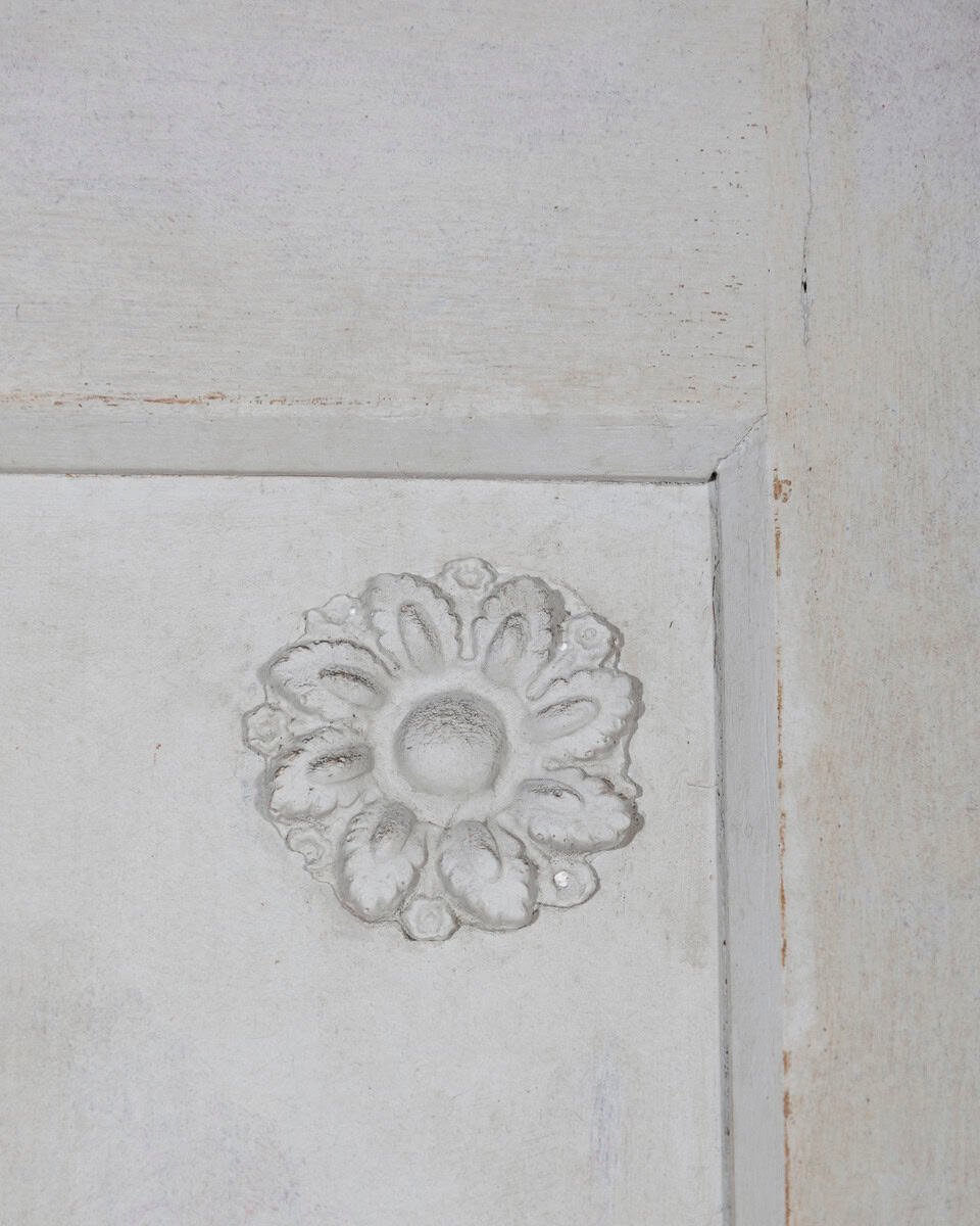 Swedish Painted Linen Closet with Shelves, Circa 1890 - JAA