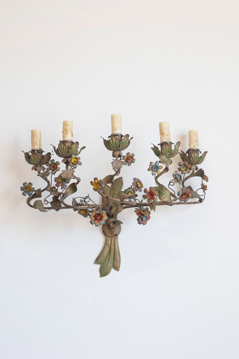 Pair of 20th Century Italian Sconces Circa 1900 - JAA