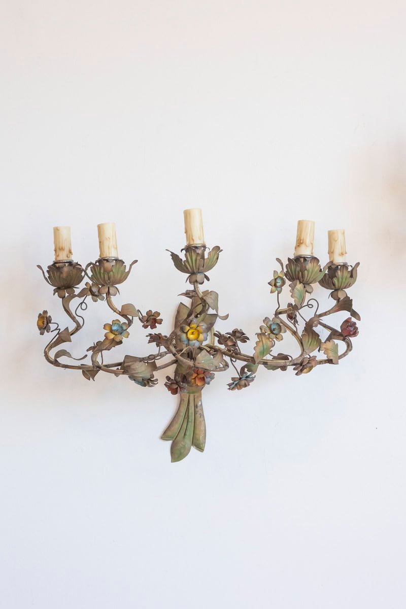 Pair of 20th Century Italian Sconces Circa 1900 - JAA