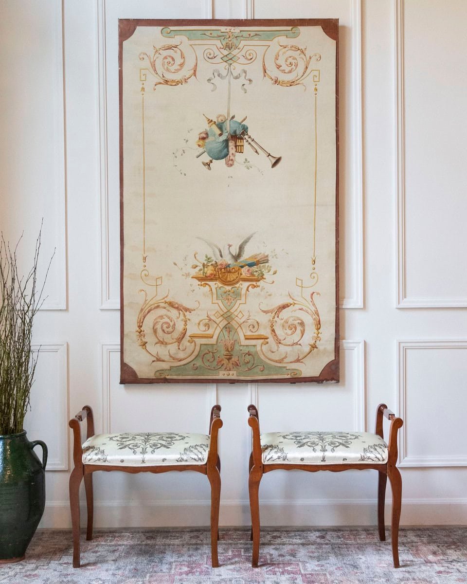 Large Napoleon III Decorative Panel - JAA