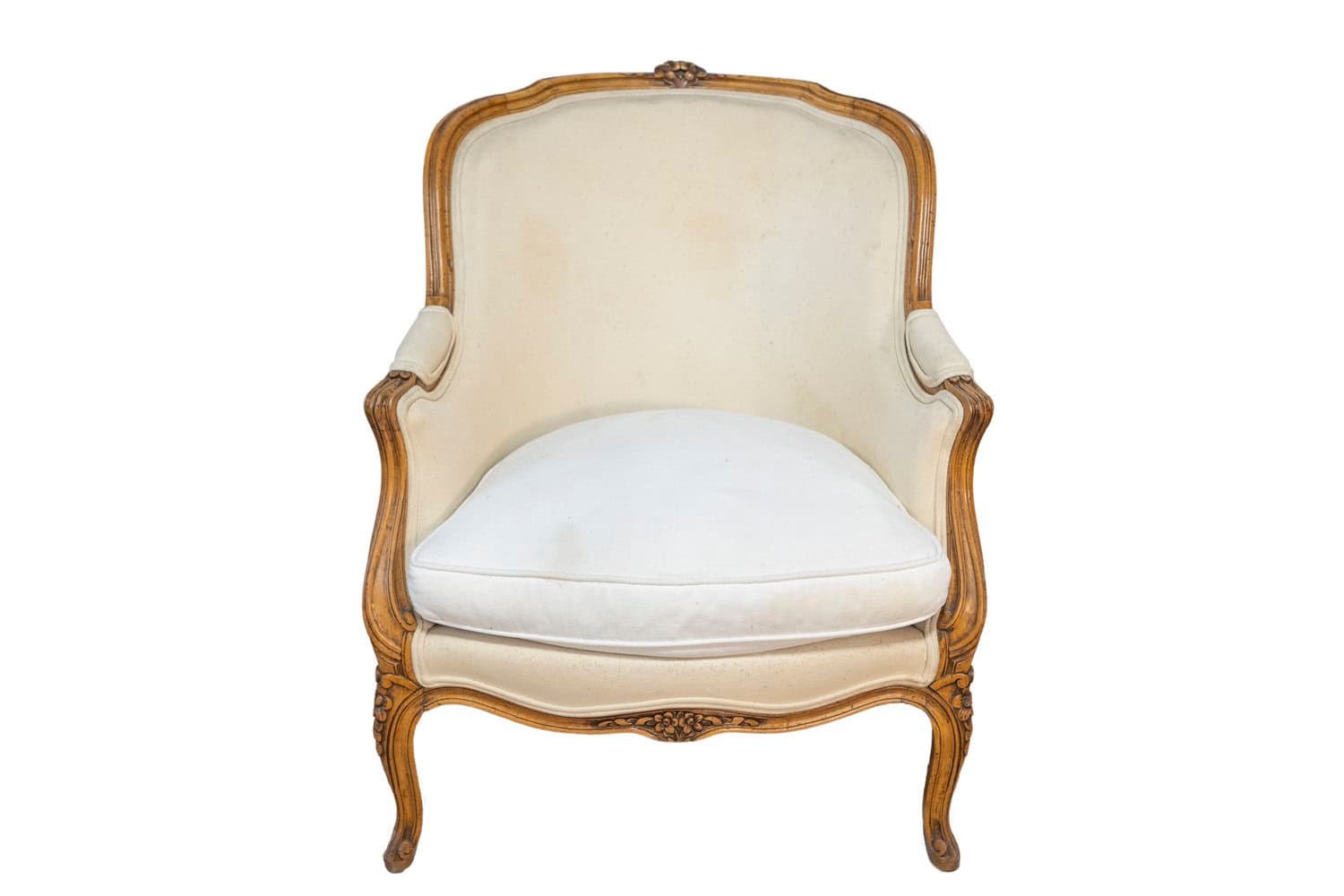 20th Century French Louis XV Style Bergere