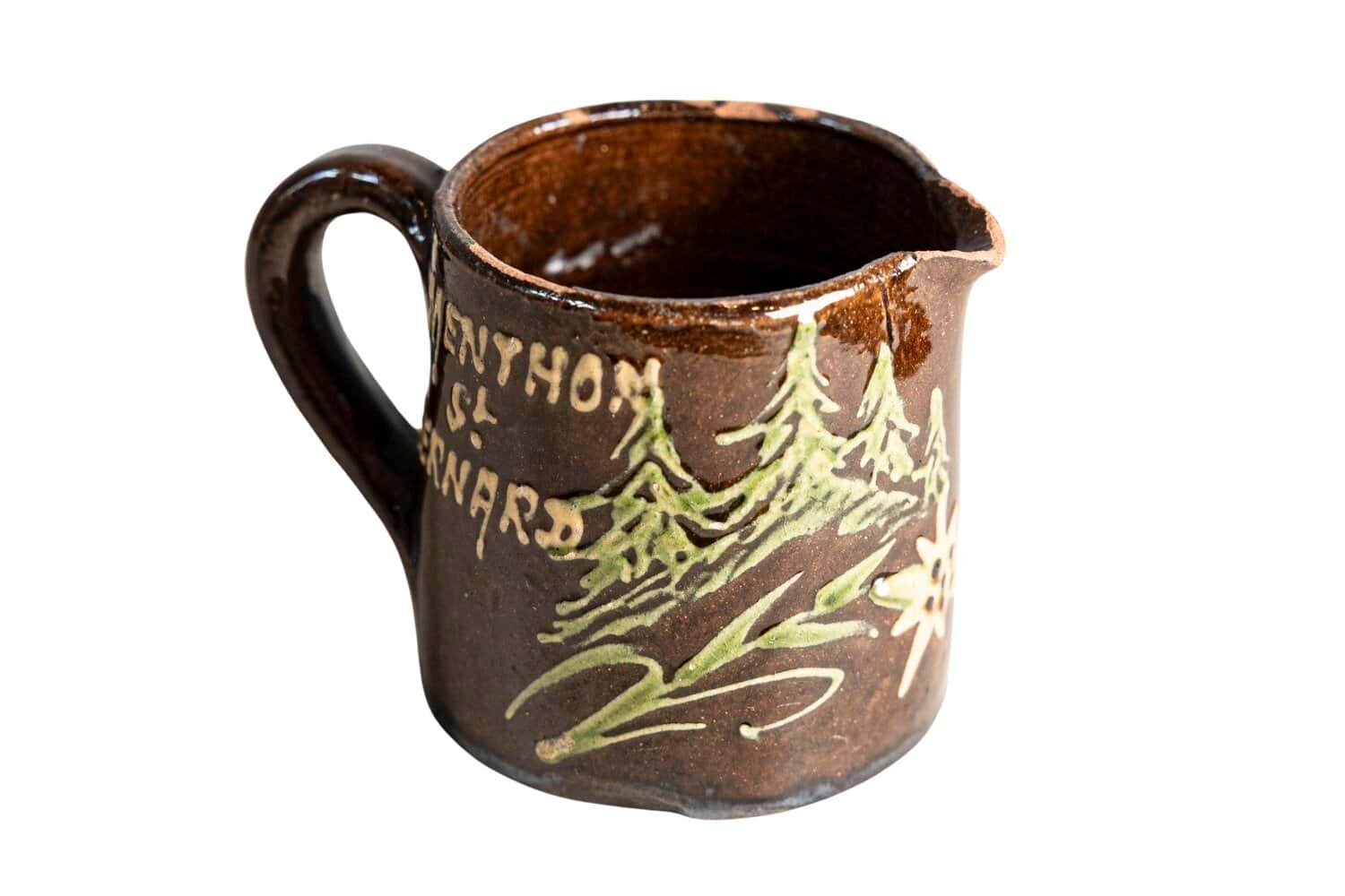 19th Century French Savoyard Souvenir Pitcher – Menthon-Saint-Bernardid-20 - JAA