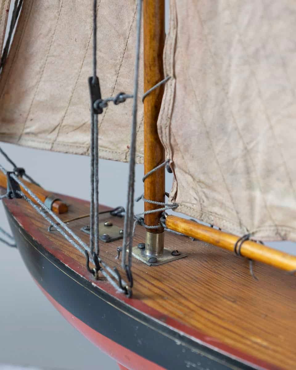 Early 20th Century Gamage’s Gaff Rigged Cutter Pond Yacht - JAA