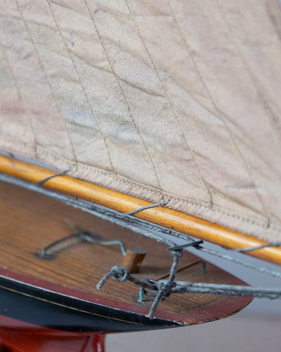 Early 20th Century Gamage’s Gaff Rigged Cutter Pond Yacht - JAA
