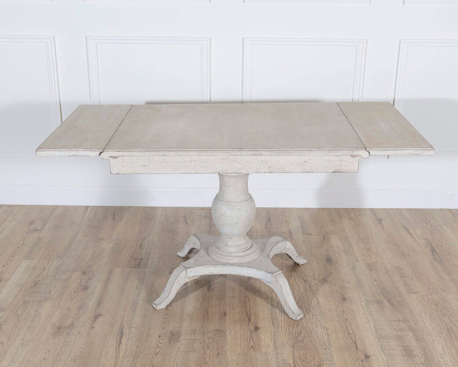 Swedish Painted Pedestal Drop-Leaf Table, circa 1880 - JAA