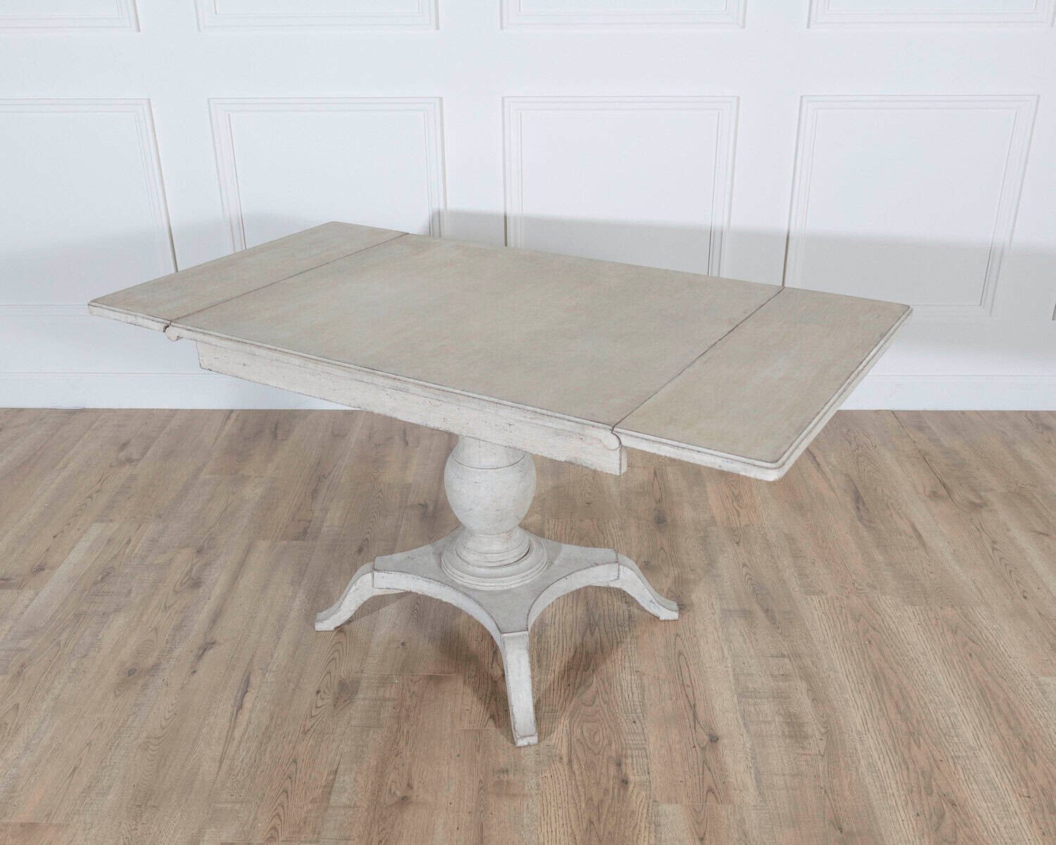 Swedish Painted Pedestal Drop-Leaf Table, circa 1880 - JAA