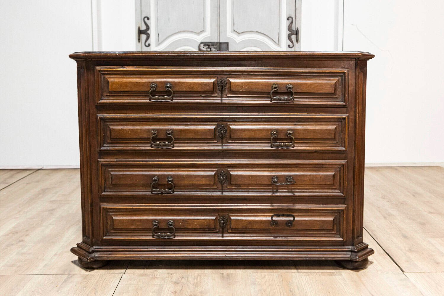 17th Century Italian Baroque Walnut Commode — Rare Period Piece - JAA