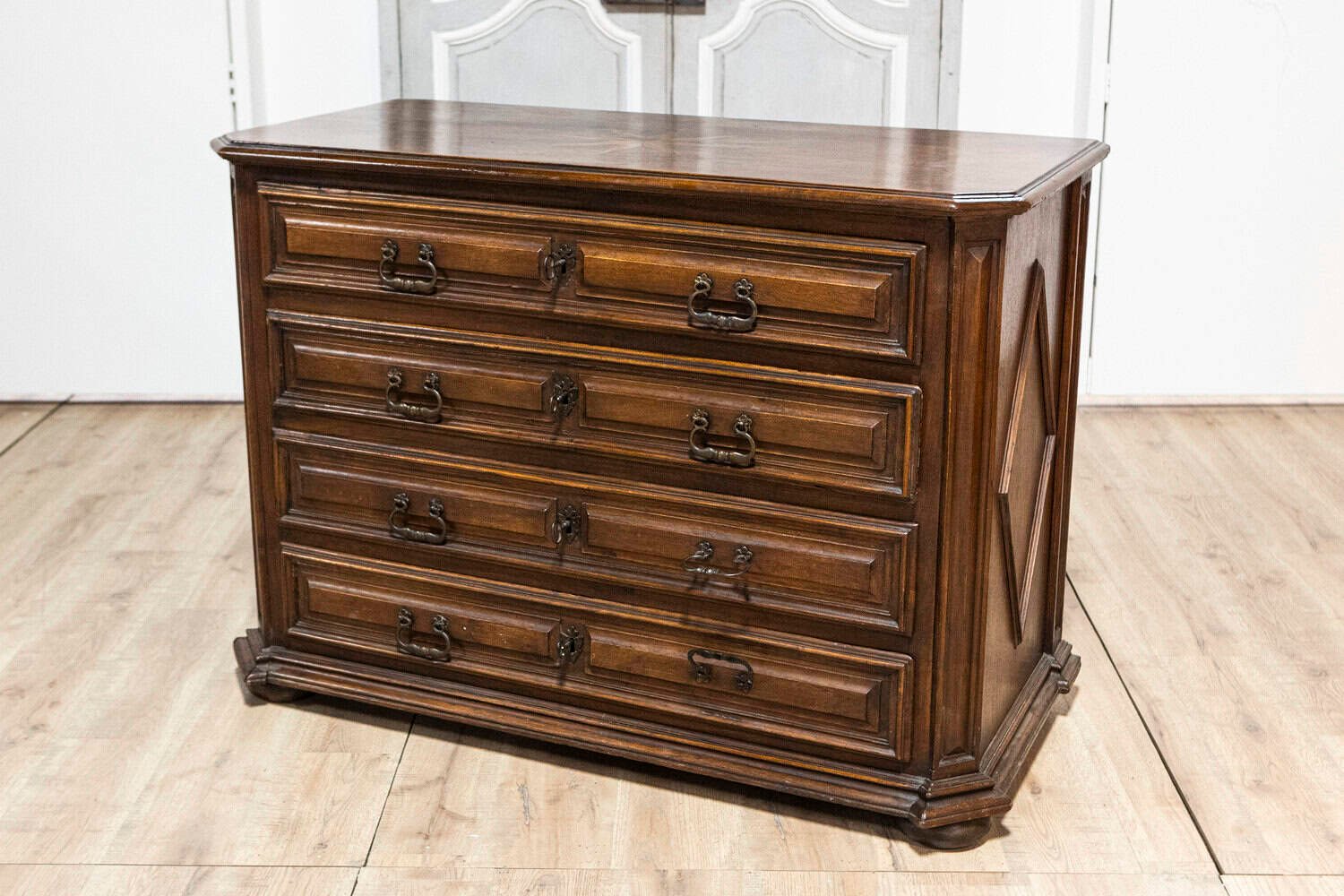 17th Century Italian Baroque Walnut Commode — Rare Period Piece - JAA