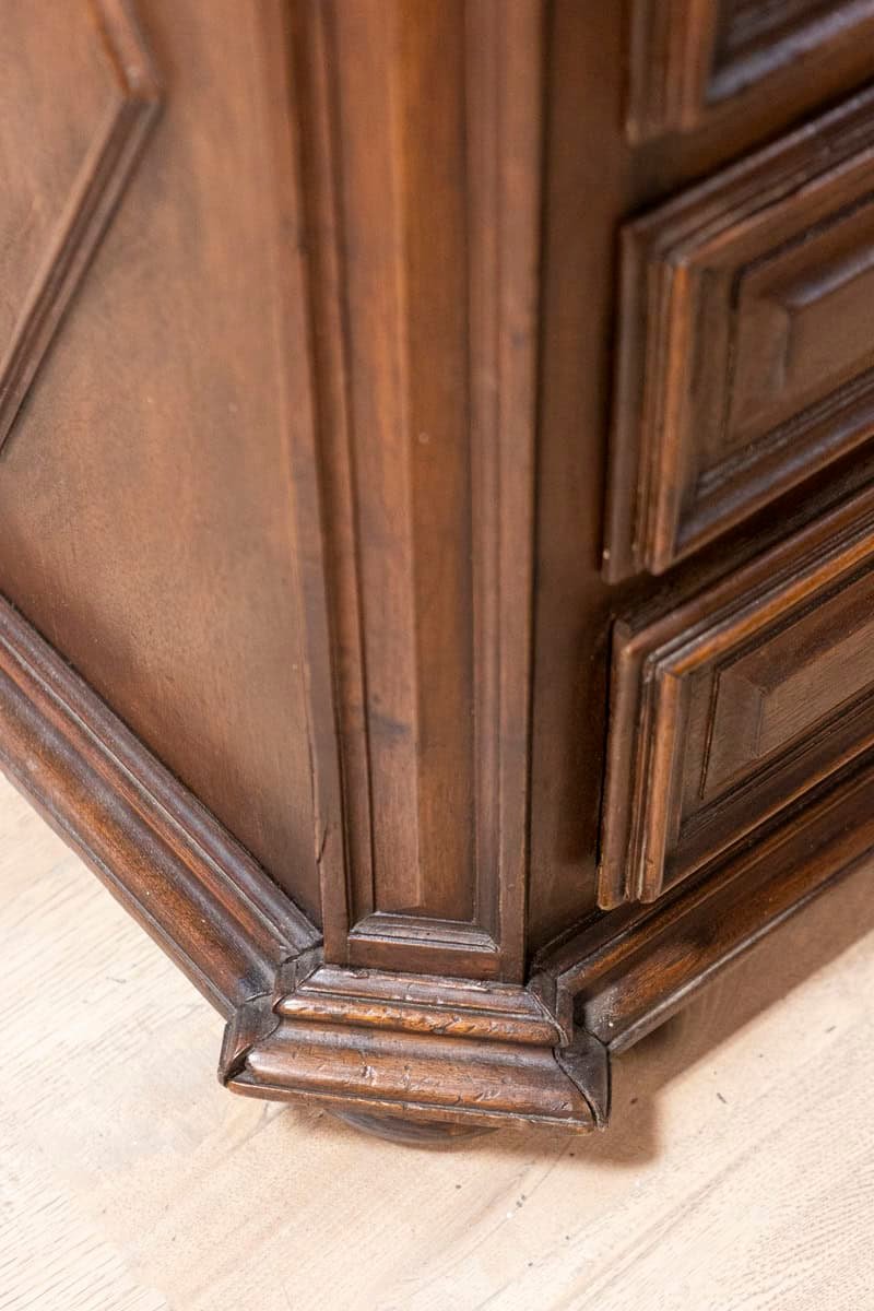 17th Century Italian Baroque Walnut Commode — Rare Period Piece - JAA