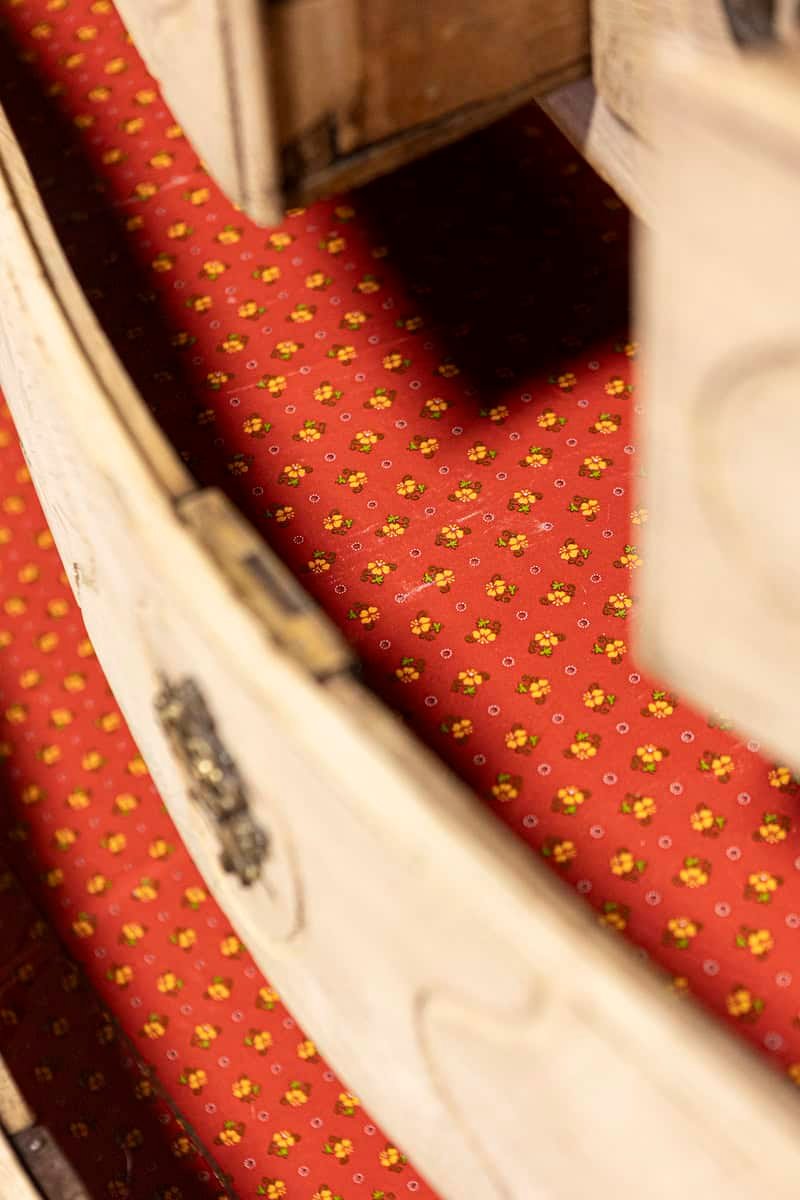 19th Century French Louis XV Bleached Oak Commode with Brass Hardware - JAA