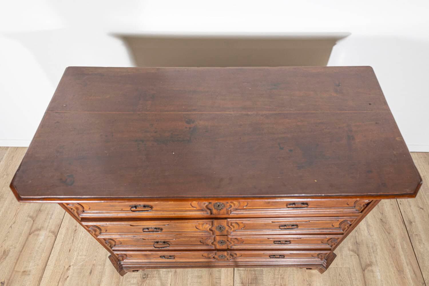 Late 17th Century, Lombard Louis XIV Walnut Canterano with Writing Cabinet - JAA