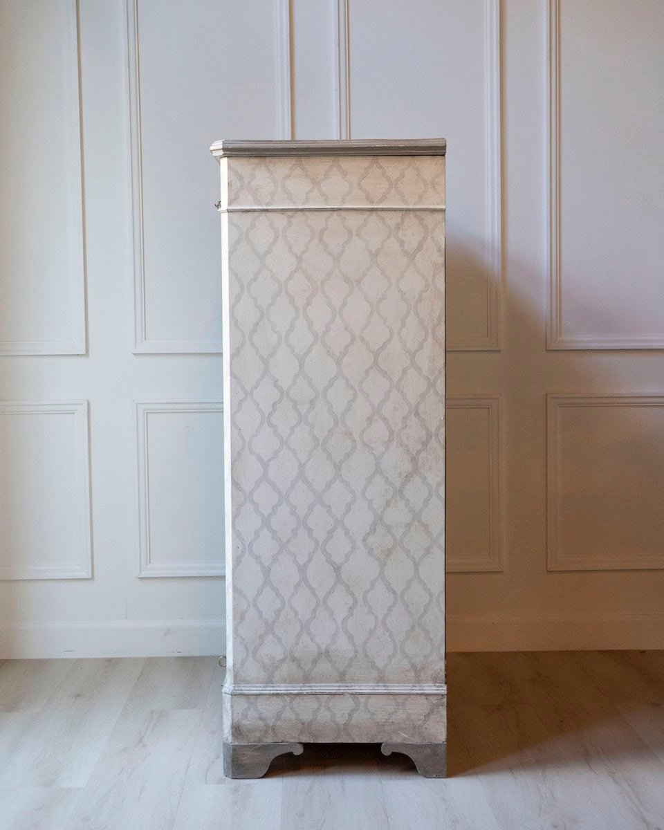 Chest Of Drawers Lacquered 19th Century With 8 Drawers - JAA