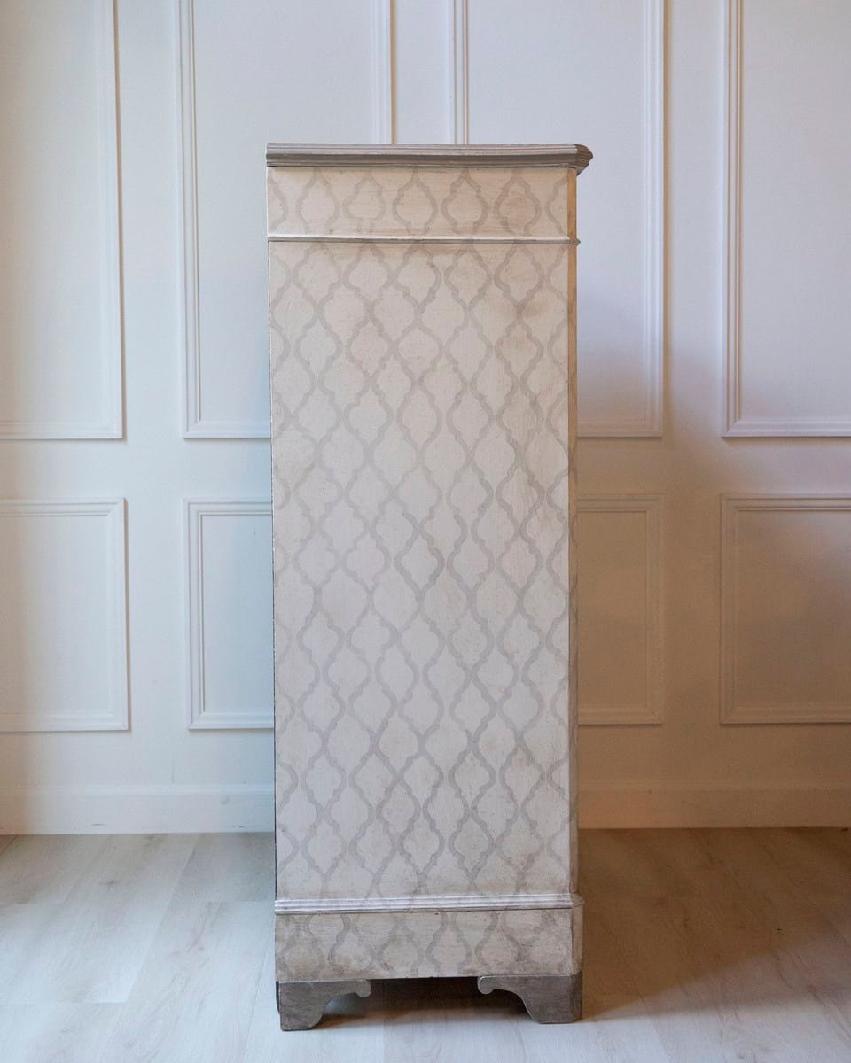 Chest Of Drawers Lacquered 19th Century With 8 Drawers - JAA