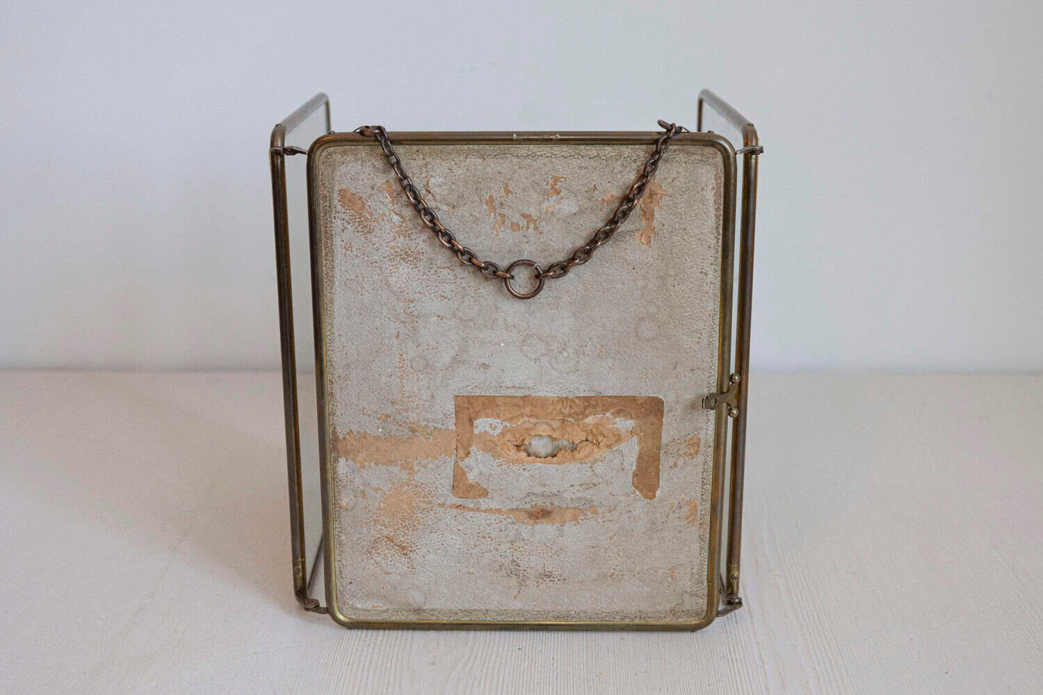 French 19th Century Three Part Fold Out Vanity Mirror with Rococo Style Scenes - JAA