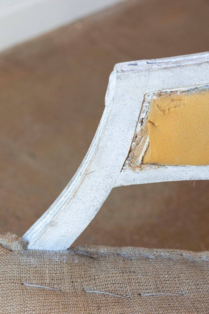 Pair of Swedish Gustavian Style Painted Tub Chairs with Carved Campanula Friezes - JAA