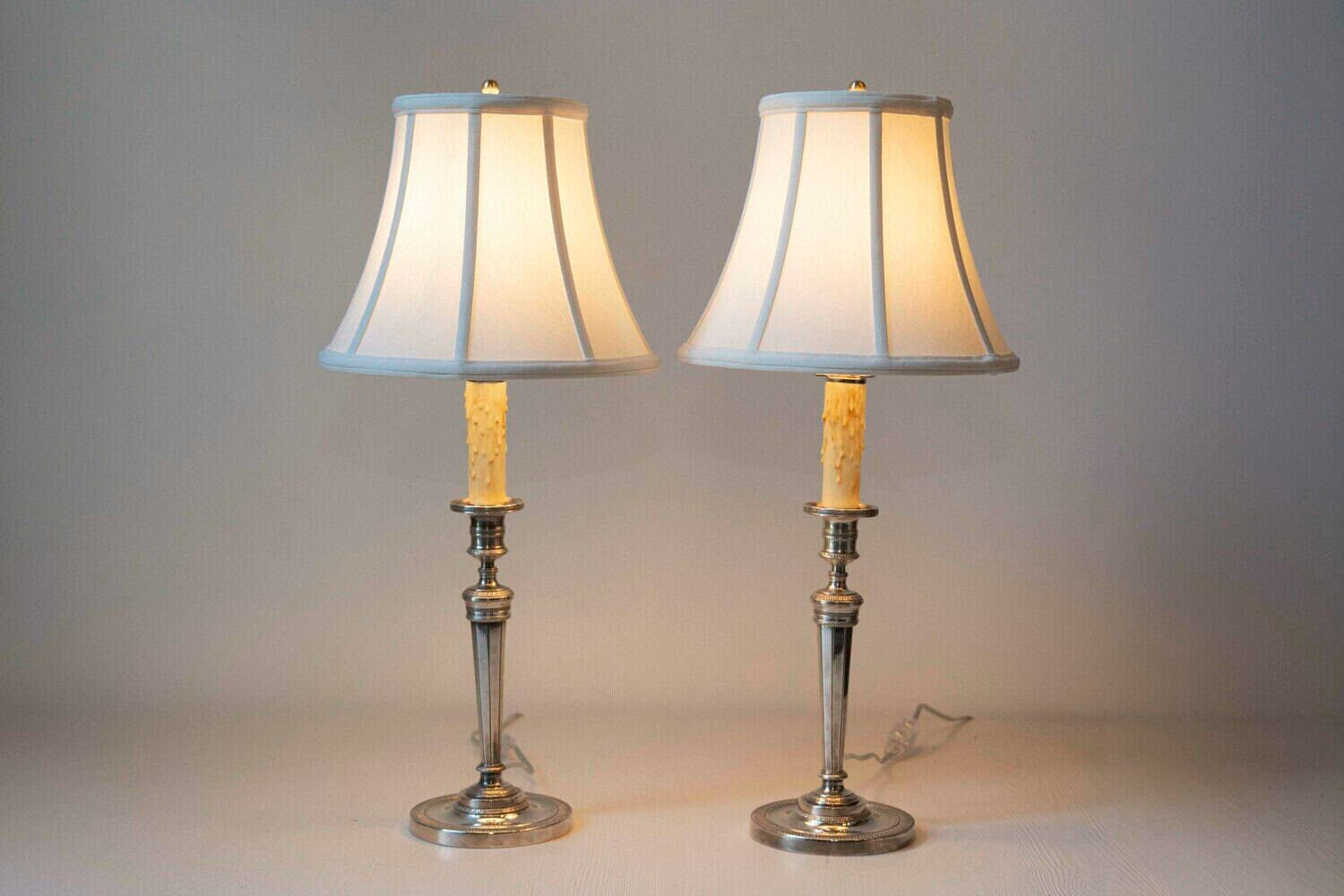 ON HOLD - Pair of 19th Century French Lamps - JAA