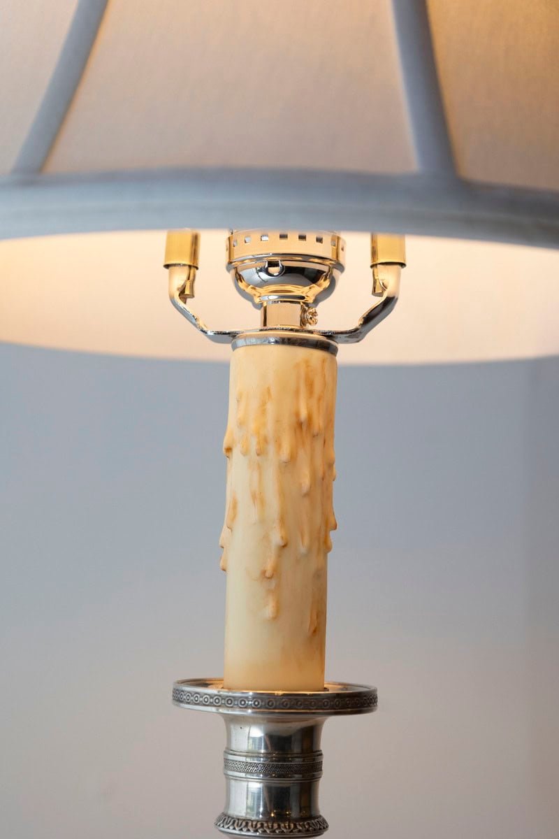 ON HOLD - Pair of 19th Century French Lamps - JAA