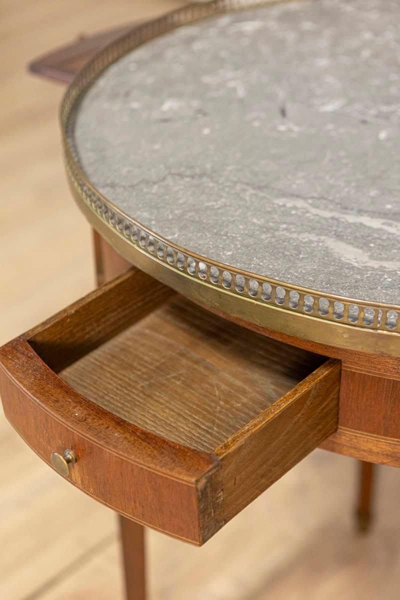 French 20th Century Louis XVI Style Bouillotte Table - JAA