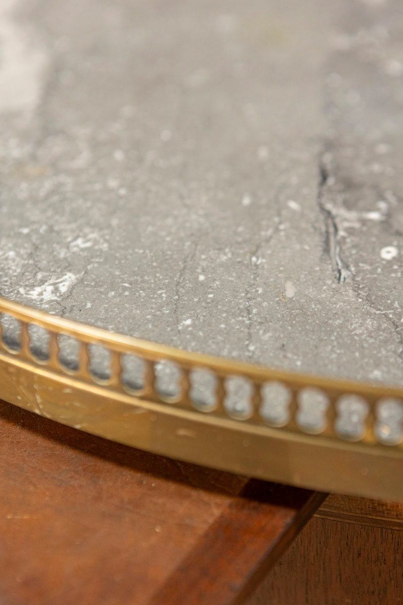 French 20th Century Louis XVI Style Bouillotte Table - JAA